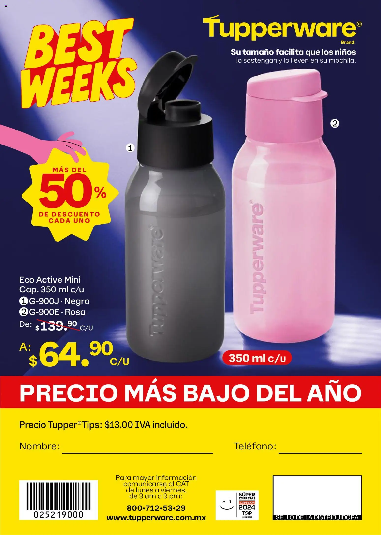 Nuevas ofertas de Tupperware válidas en toda la República Mexicana desde el 05/10/2026. ¡Encuentra las mejores ofertas en Tupperware catálogo! | Página: 116