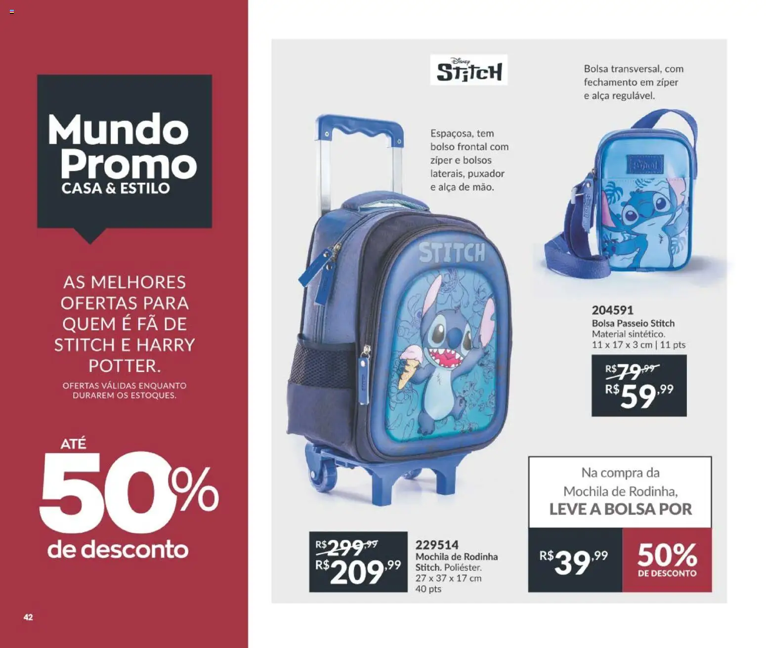 Avon Folheto - válido de 19/07/2026 | Página: 46 | Produtos: Mochila, Bolsa