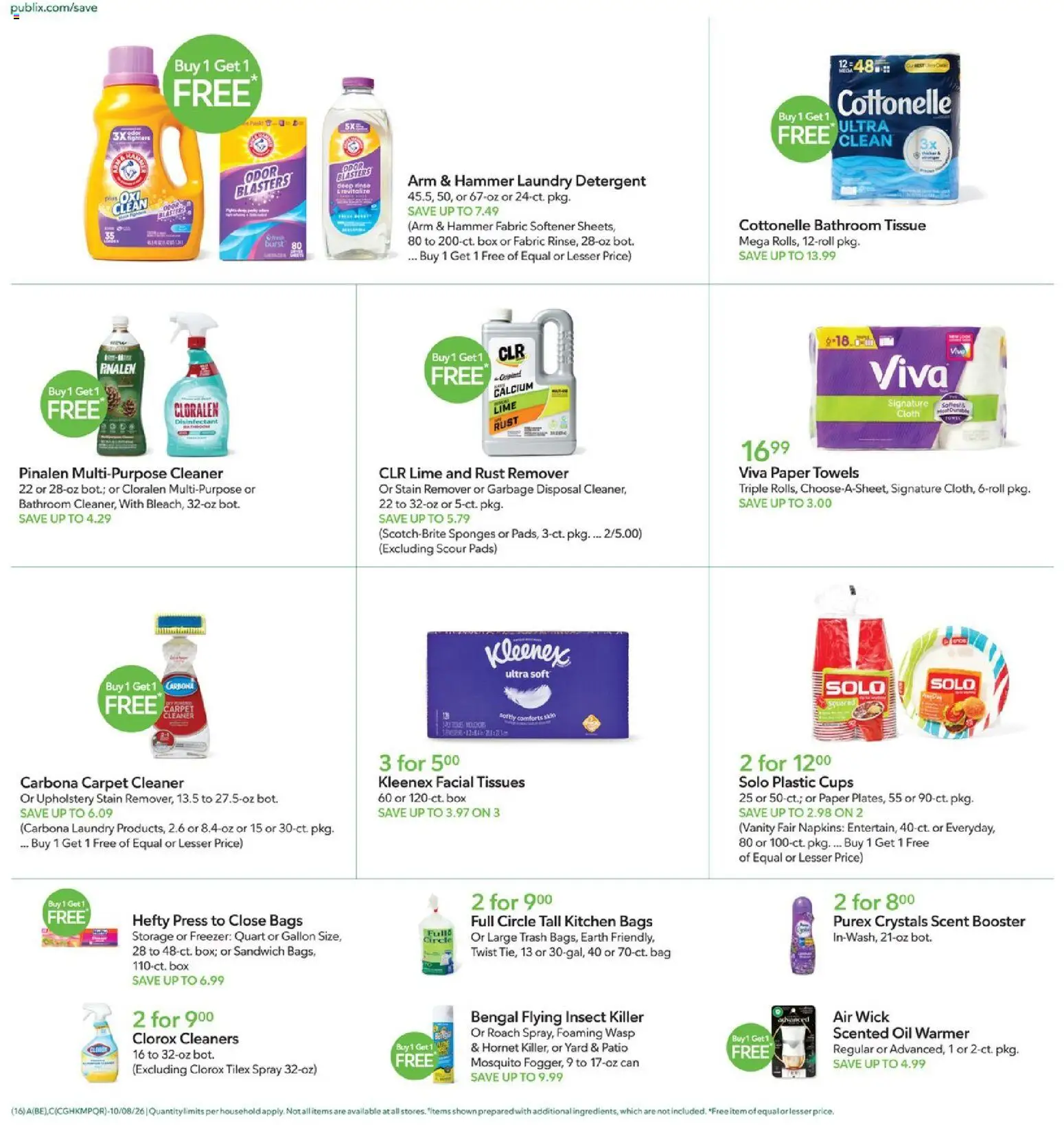 Publix Weekly Ad - valid from 10/07/2026 | Page: 16