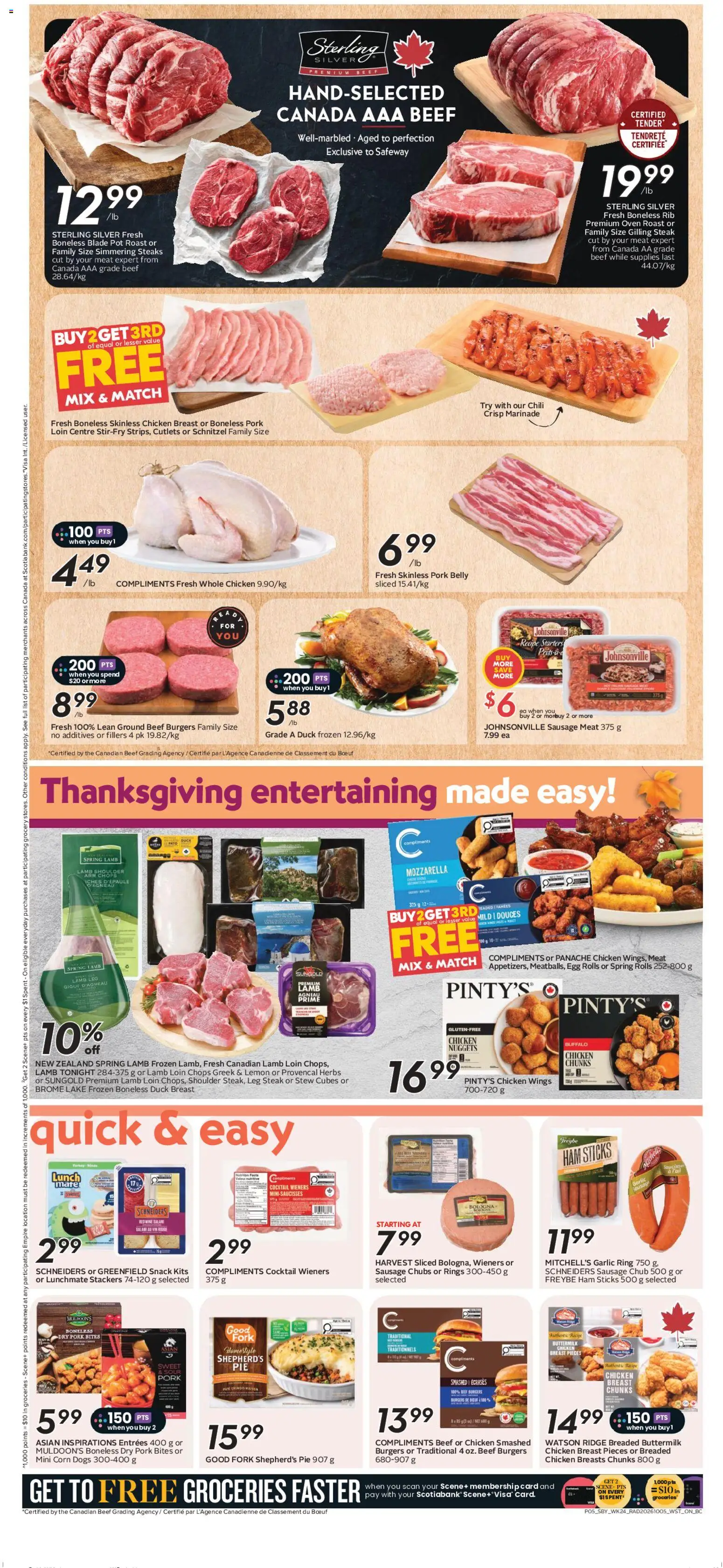 Safeway flyer valid from Oct 8, 2026 | Page: 7