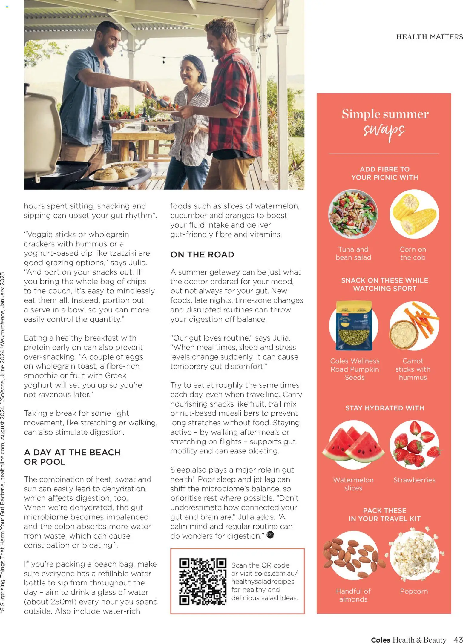 Coles catalogue - valid from 06.01.2026 | Page: 43 | Products: Light, Oranges, Chips, Water