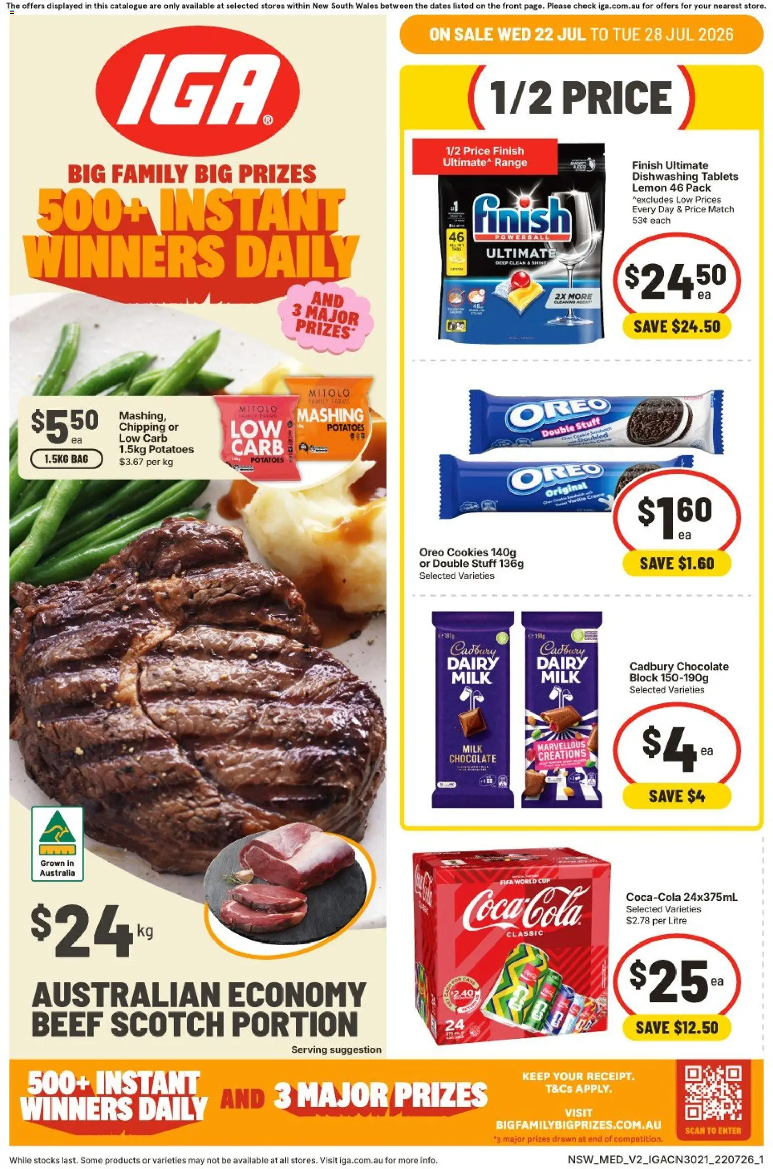 ﻿IGA catalogue from 22/07/2026 > Big discounts catalogue cover