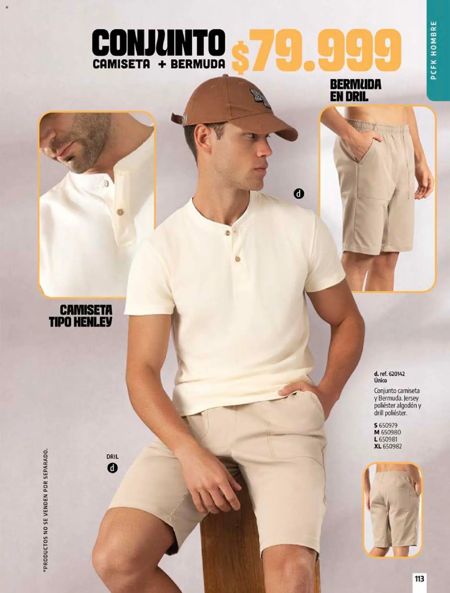 Pacifika revista - valida desde el 20.05.2026 | Página: 114 | Productos: Algodón, Bermuda, Camiseta, Conjunto