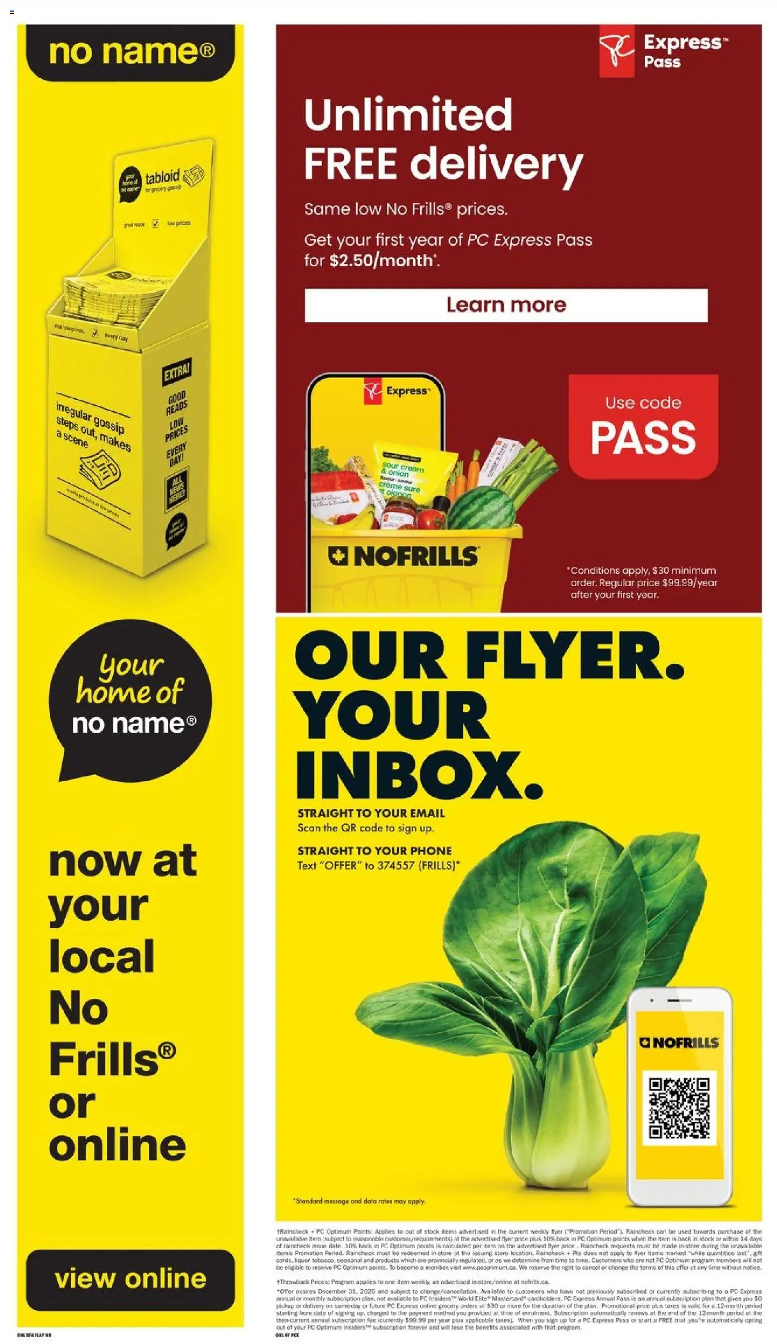 No Frills flyer valid from Oct 29, 2026 | Page: 12