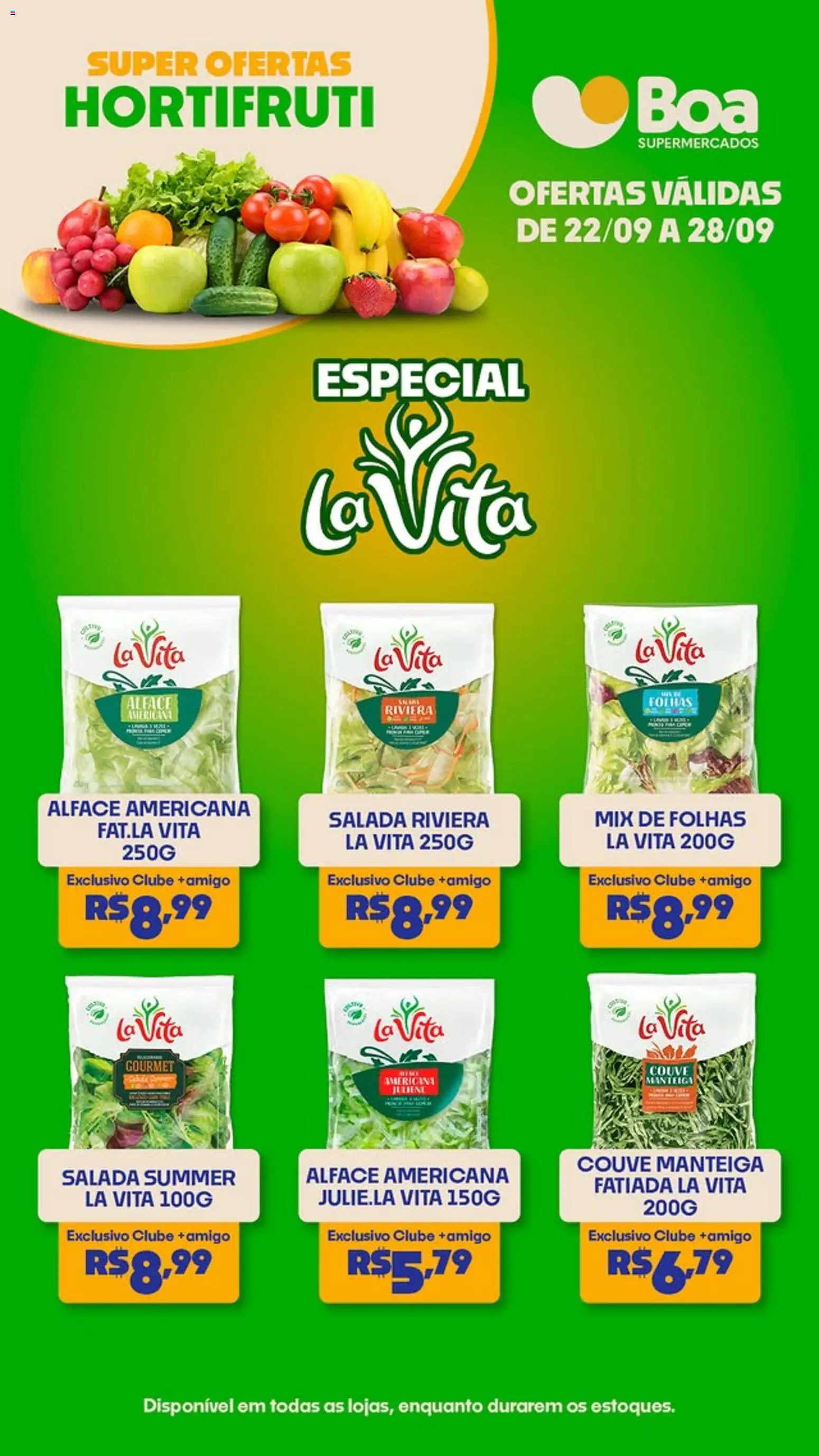 Boa Supermercados Terça-feira 22 Setembro