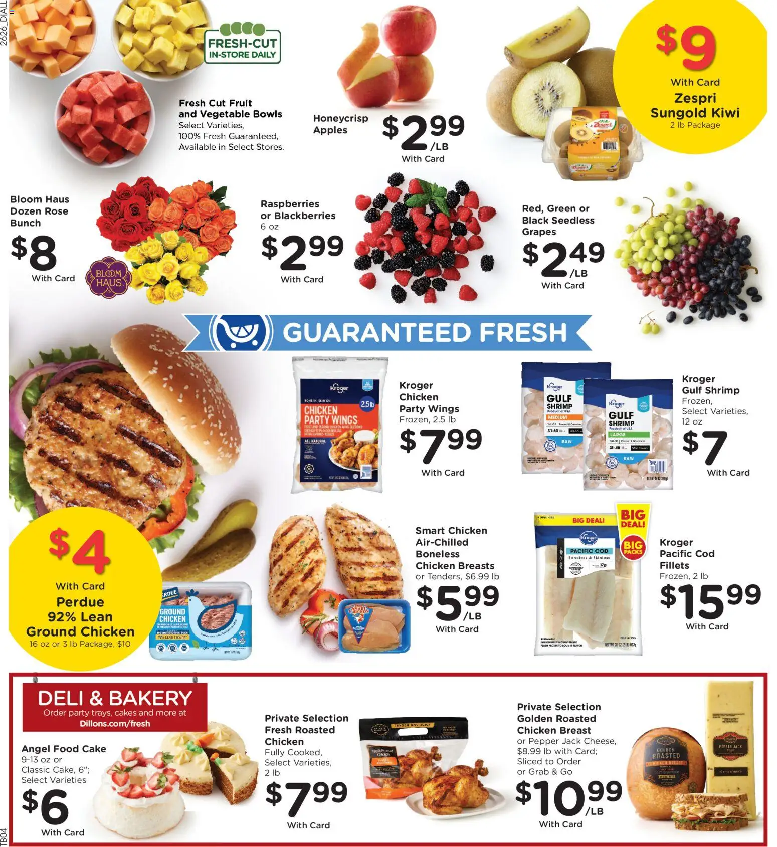 Dillons Weekly Ad - valid from 07/29/2026 | Page: 12 | Products: Apples, Pepper, Angel Food Cake, Grapes