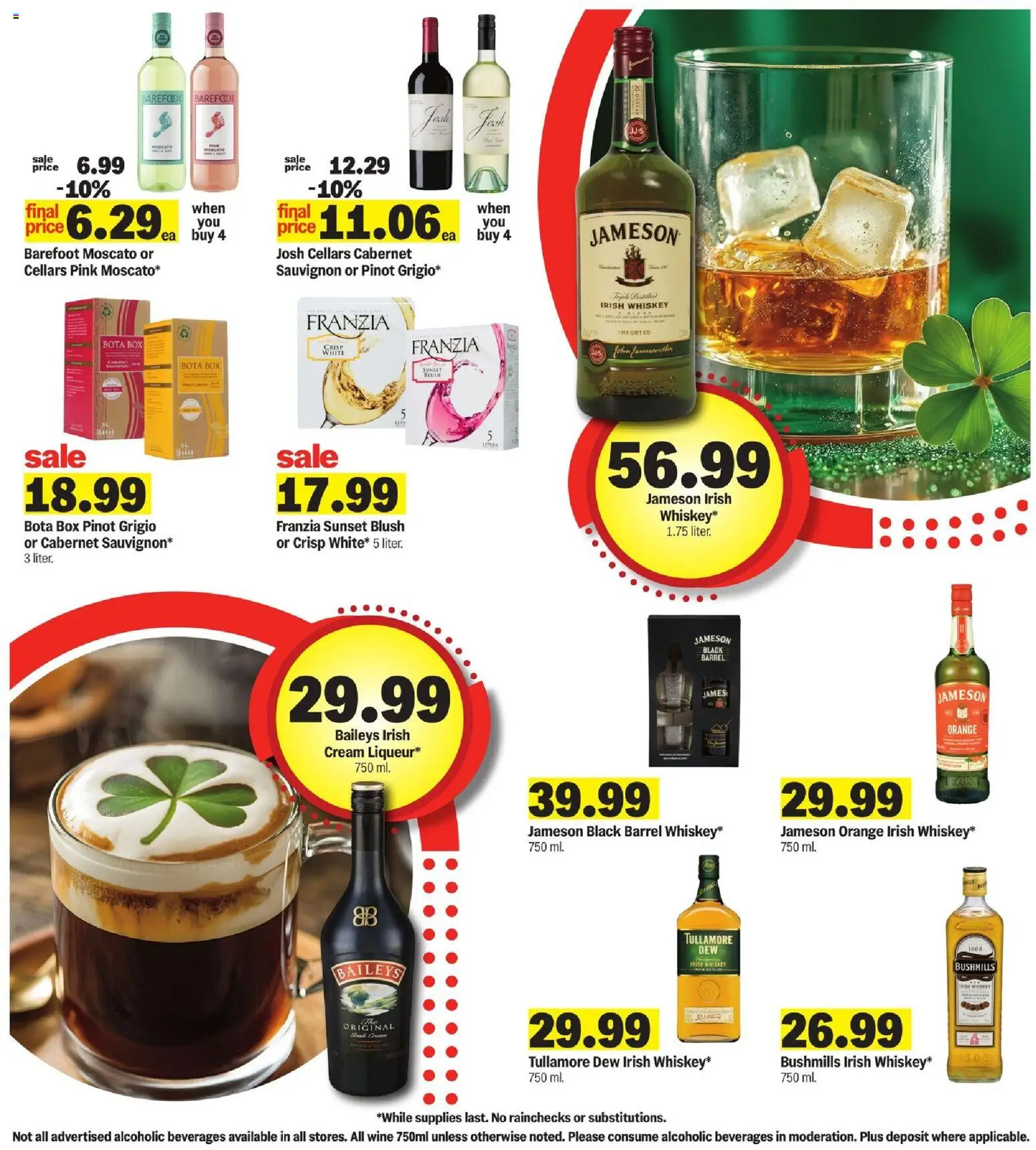 Meijer Weekly Ad - valid from 11.03.2026 | Page: 21 | Products: Box, Blush, Cream, Whiskey