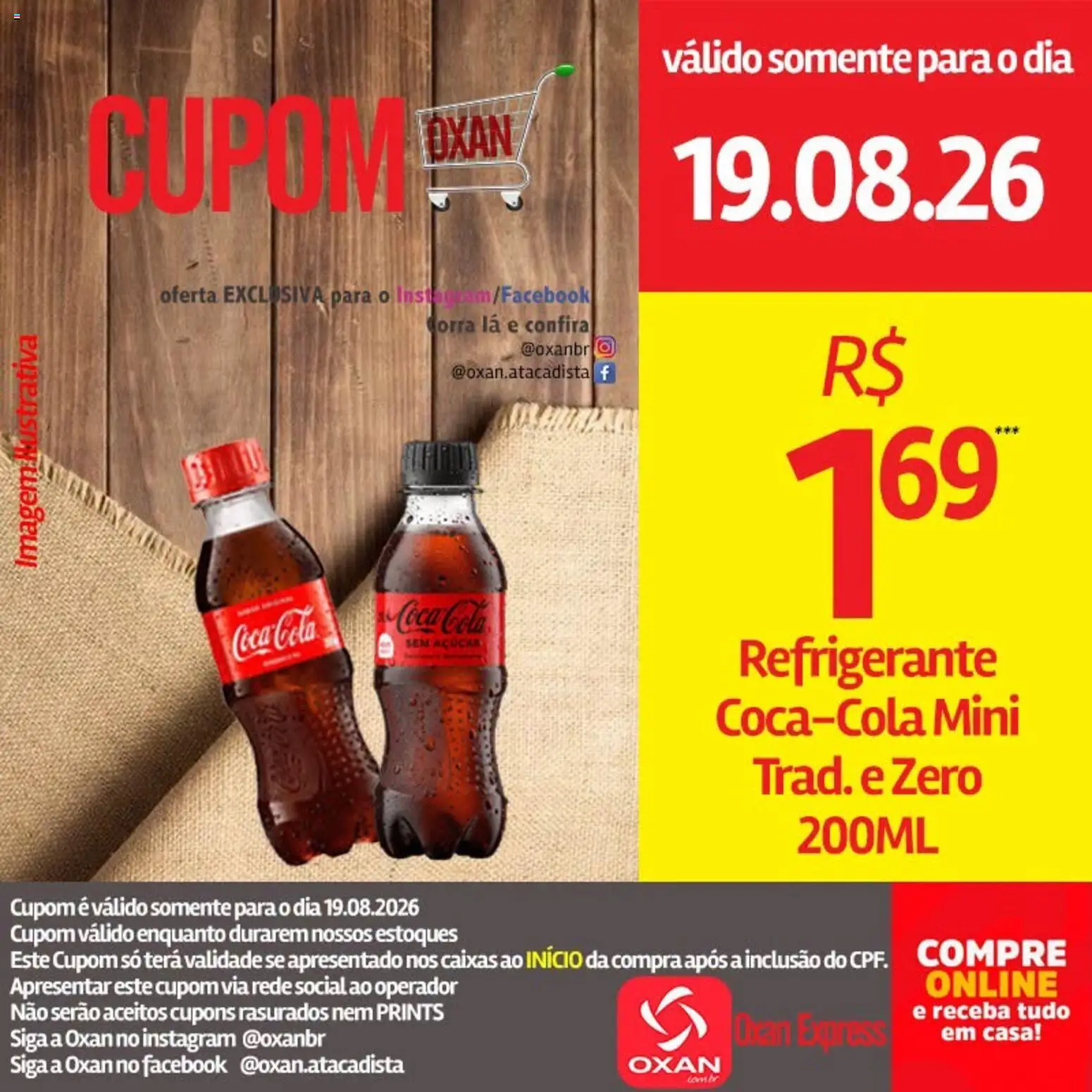 Oxan Atacadista Folheto - válido de 19/08/2026 | Página: 22 | Produtos: Cola, Açúcar, Refrigerante