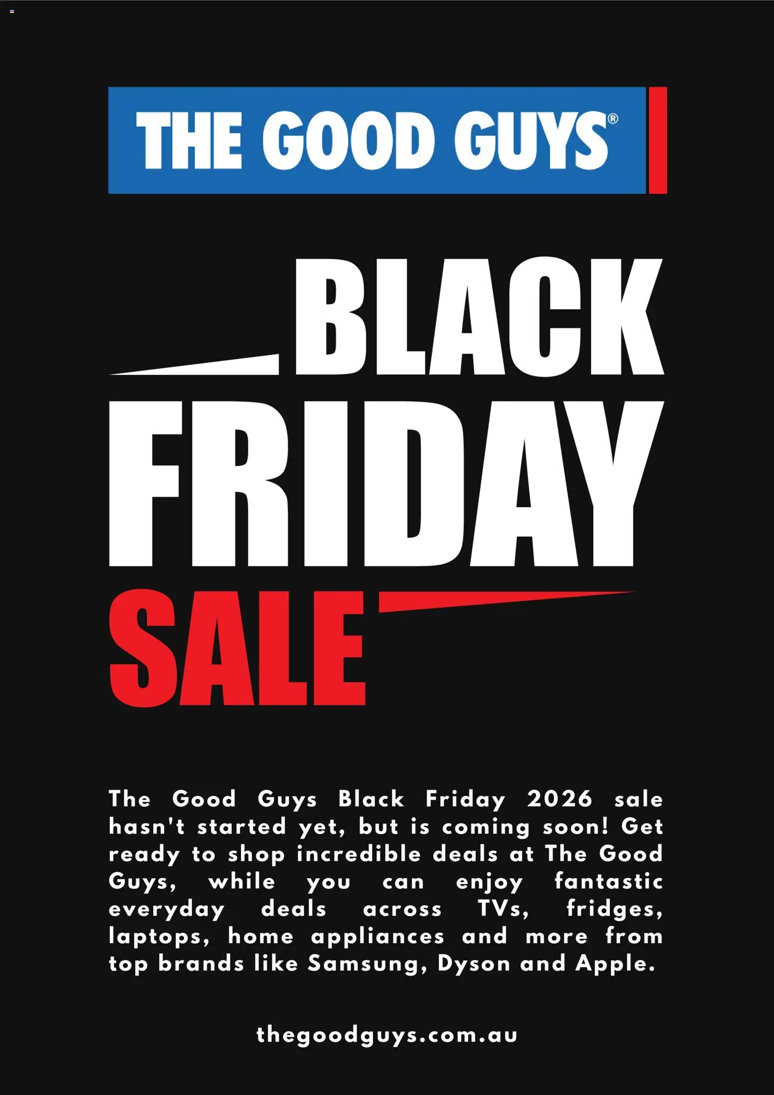 The Good Guys catalogue - valid from 08/10/2026 | Page: 1