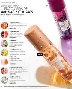 Vista previa de folleto Ésika catálogo - Campaña 15 de la Ésika válido desde 09/09/2026 | Página: 64 | Productos: Té, Fresas, Coco, Loto