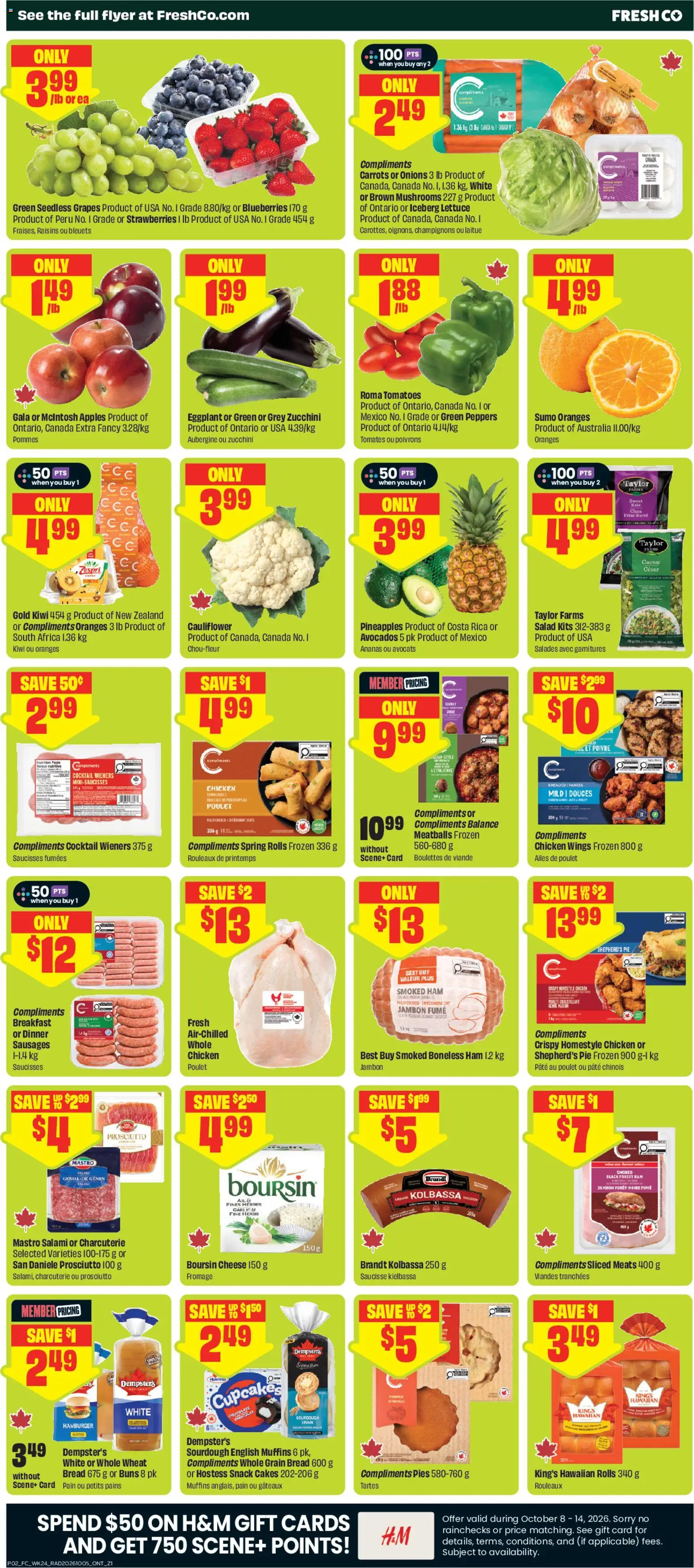 FreshCo flyer valid from Oct 8, 2026 | Page: 3
