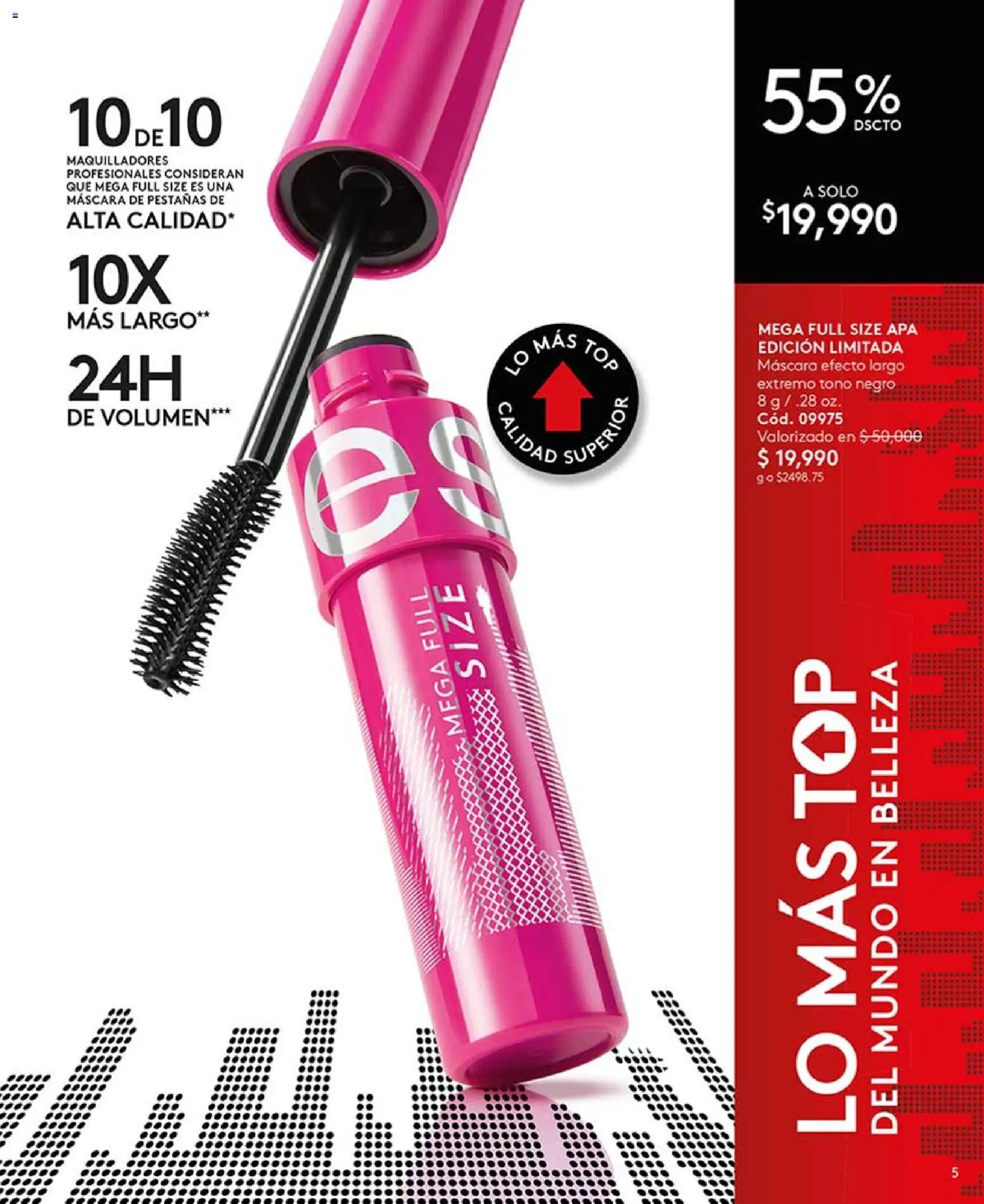 Ésika revista - valida desde el 13.03.2026 | Página: 5 | Productos: Top, Máscara