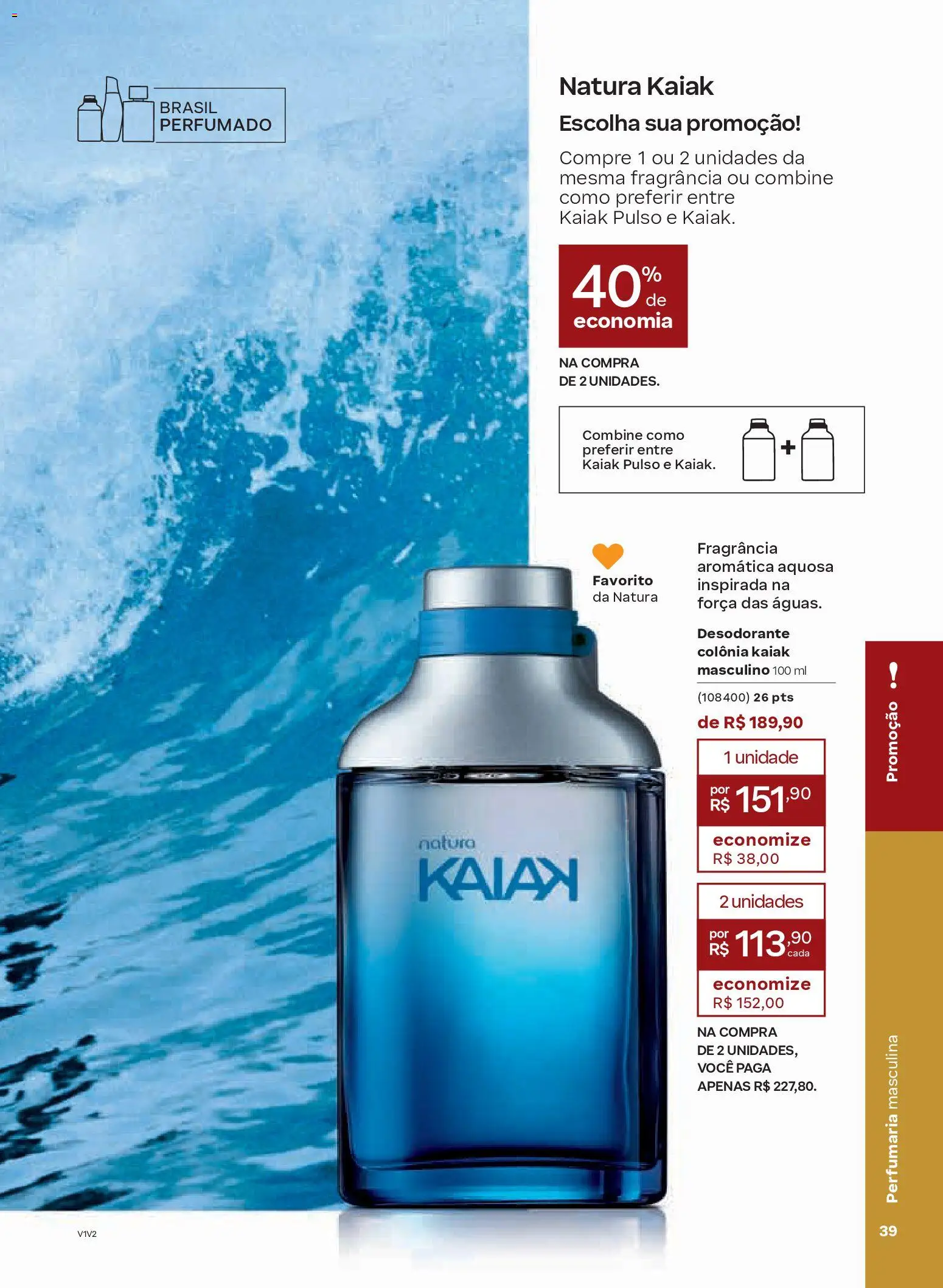 Natura Folheto - válido de 19.02.2026 | Página: 39 | Produtos: Fragrância, Desodorante