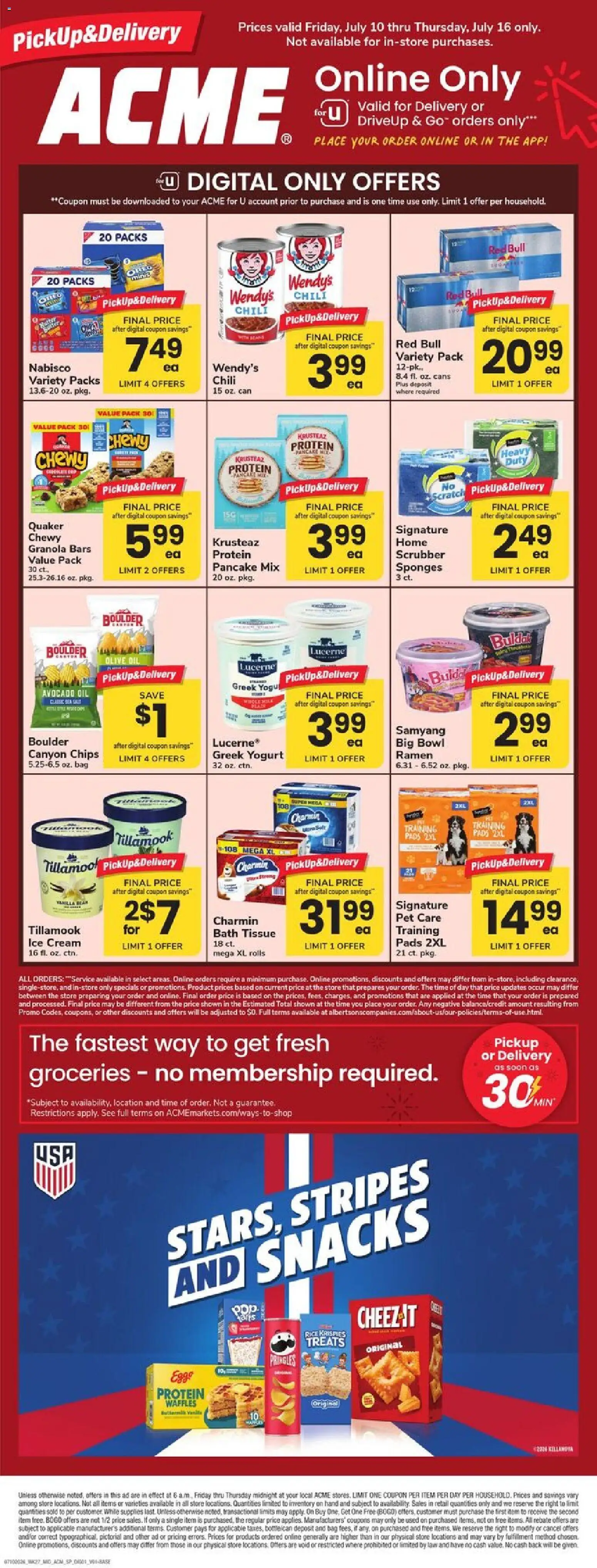 Acme Specialty Publication - valid from 07/10/2026 | Page: 1 | Products: Oil, Pads, Cream, Bag