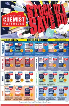 Preview of Chemist Warehouse catalogue - valid from 23/07/2026
