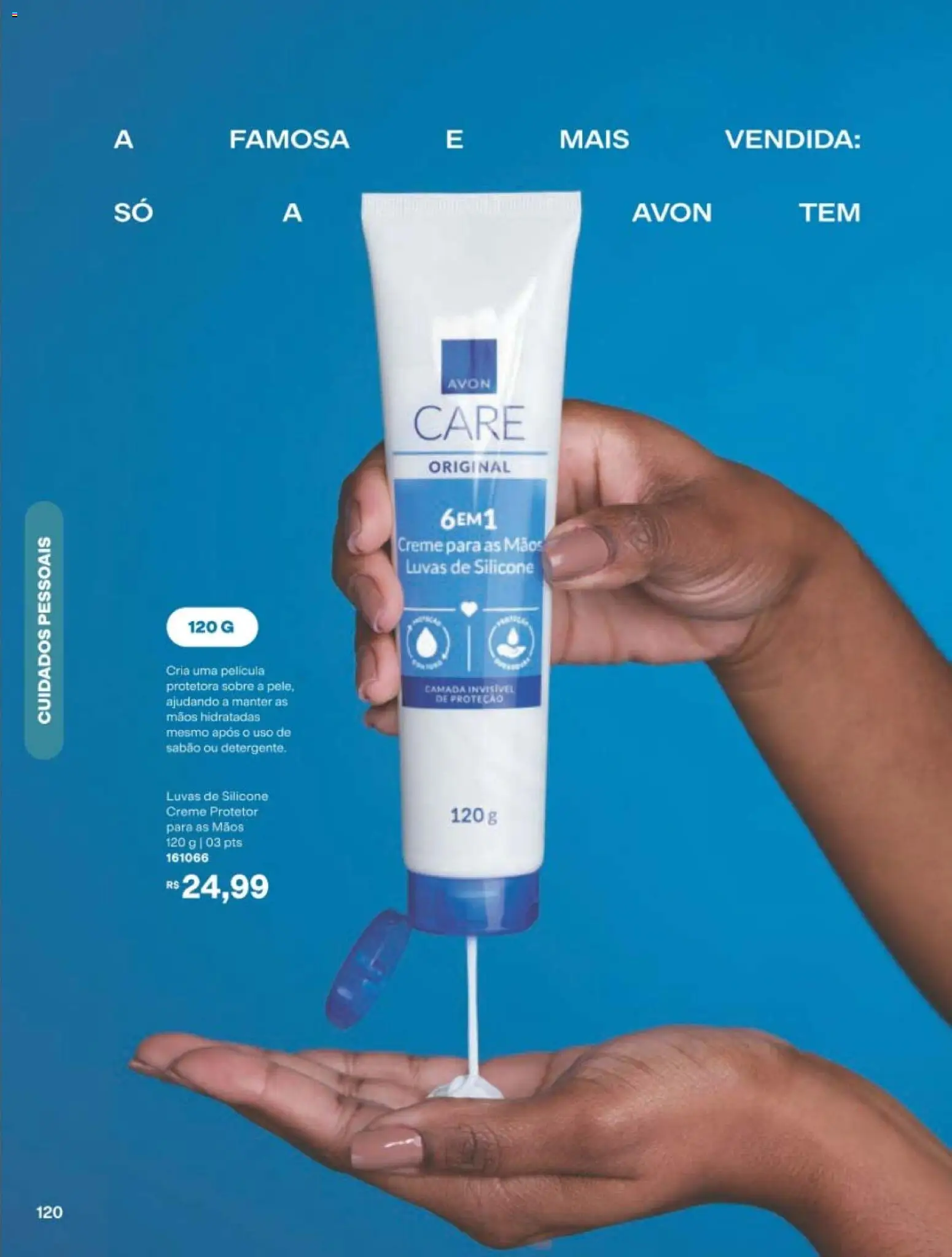 Avon Folheto - válido de 22/06/2026 | Página: 121 | Produtos: Sabão, Creme, Luvas