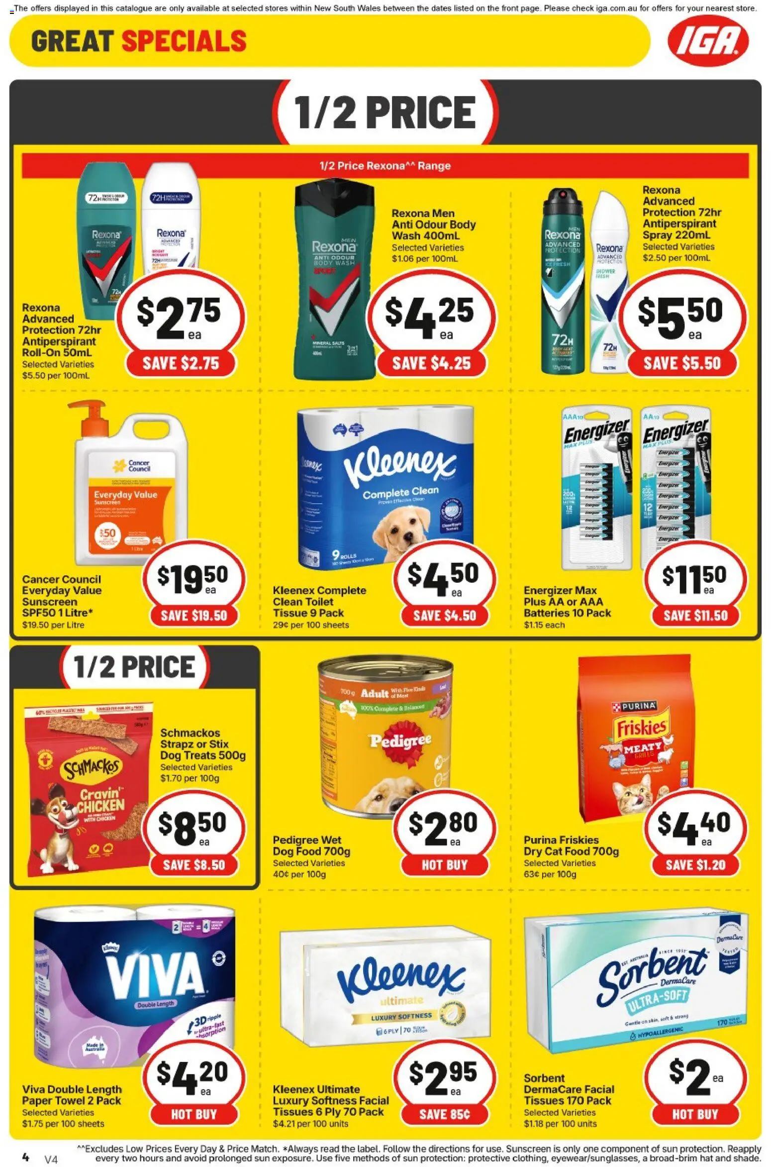 IGA catalogue - valid from 30/09/2026 | Page: 13 | Products: Toilet, Chicken, Sun protection, Tissues