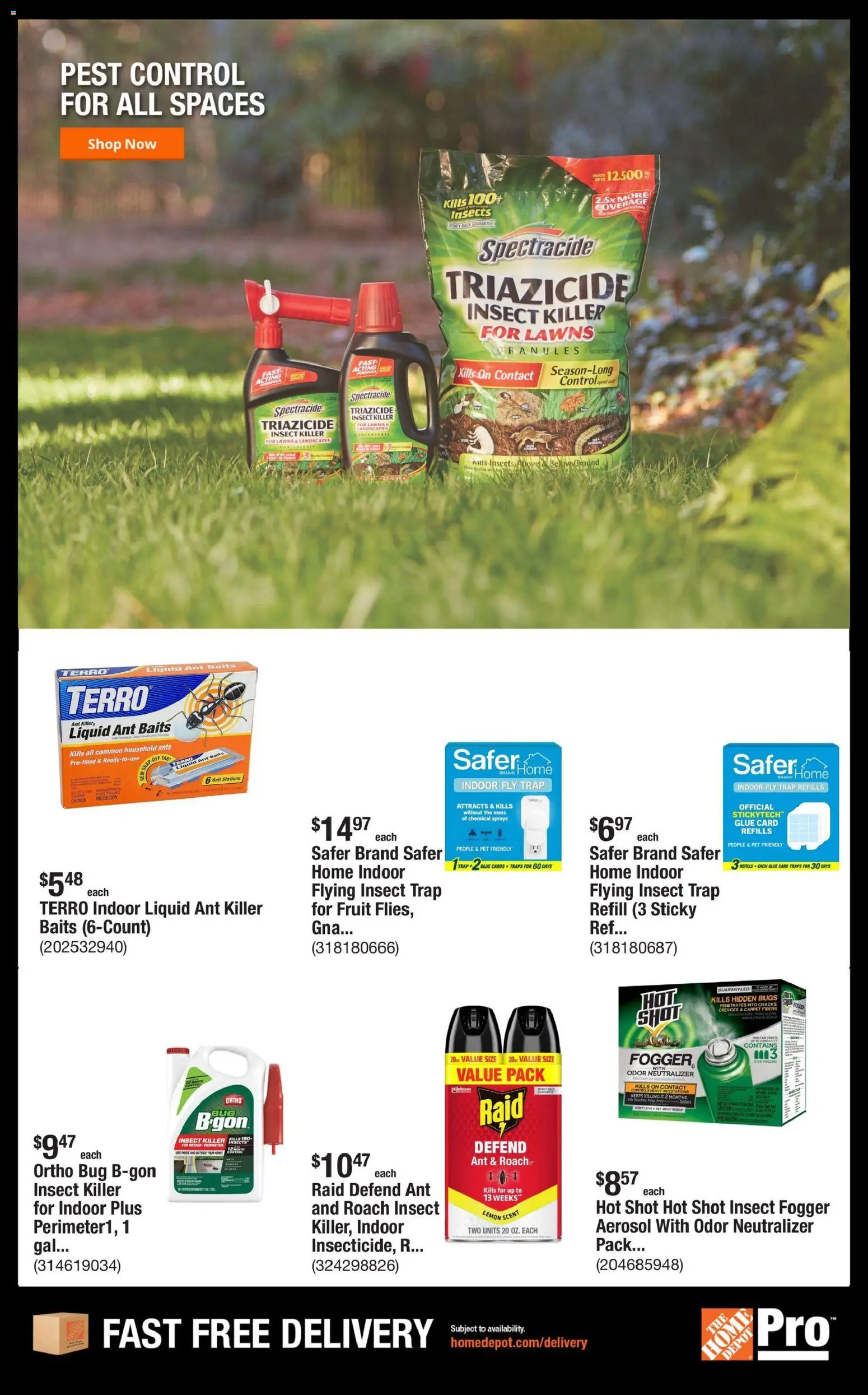 Home Depot Shop Pro Ad - valid from 07/20/2026 | Page: 5 | Products: Carpet, Lemon