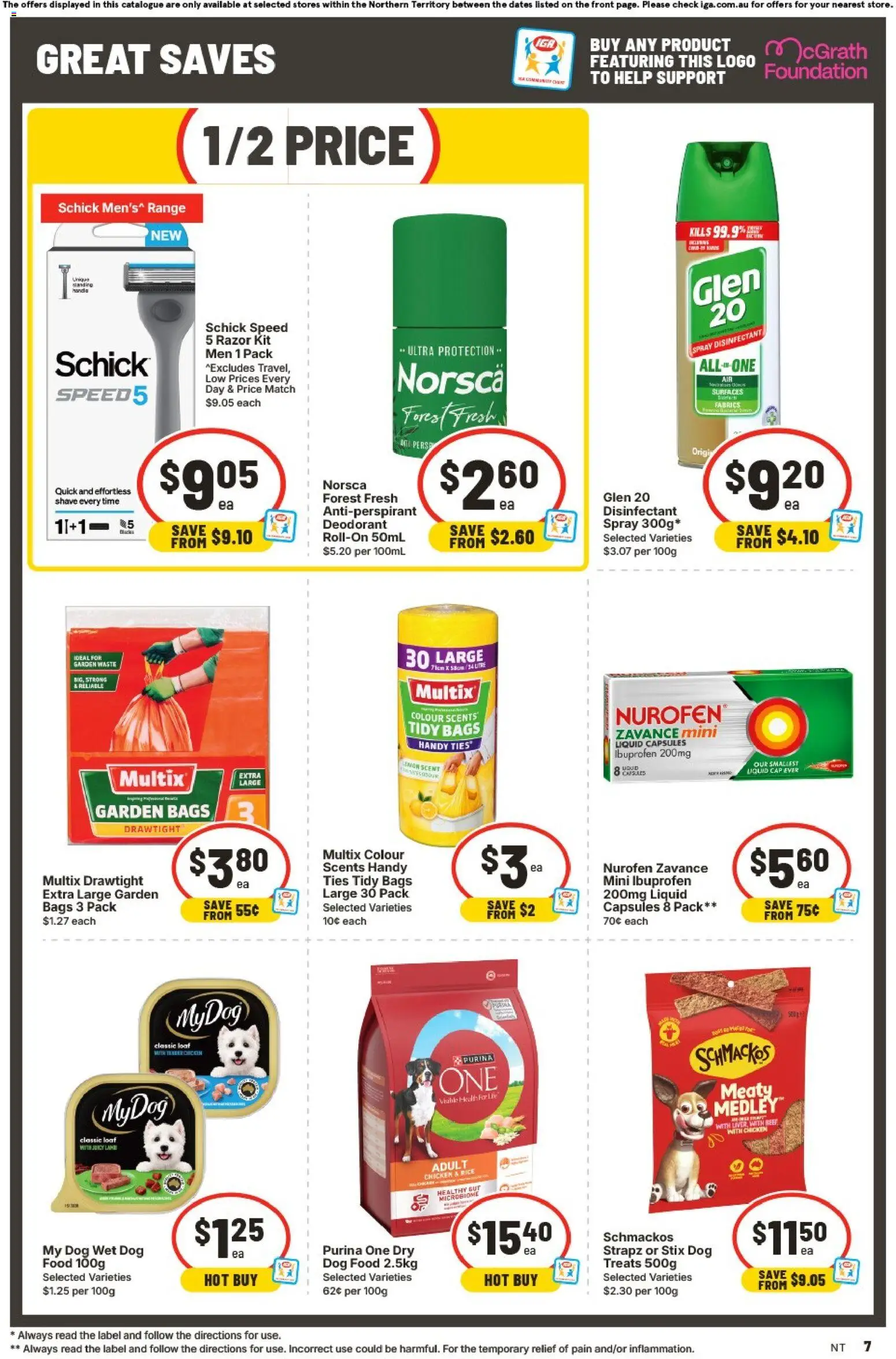 IGA catalogue - valid from 16/09/2026 | Page: 8 | Products: Beef, Dog food, Cap, Foundation