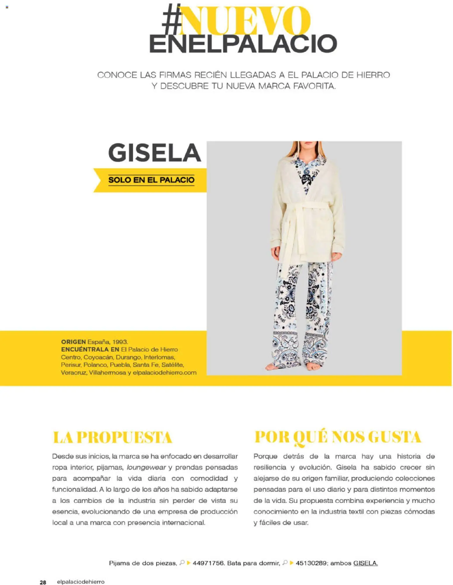 Nuevas ofertas de Palacio De Hierro válidas en toda la República Mexicana desde el 01/07/2026. ¡Encuentra las mejores ofertas en Palacio De Hierro catálogo! | Página: 31 | Productos: Pijama, Ropa, Bata