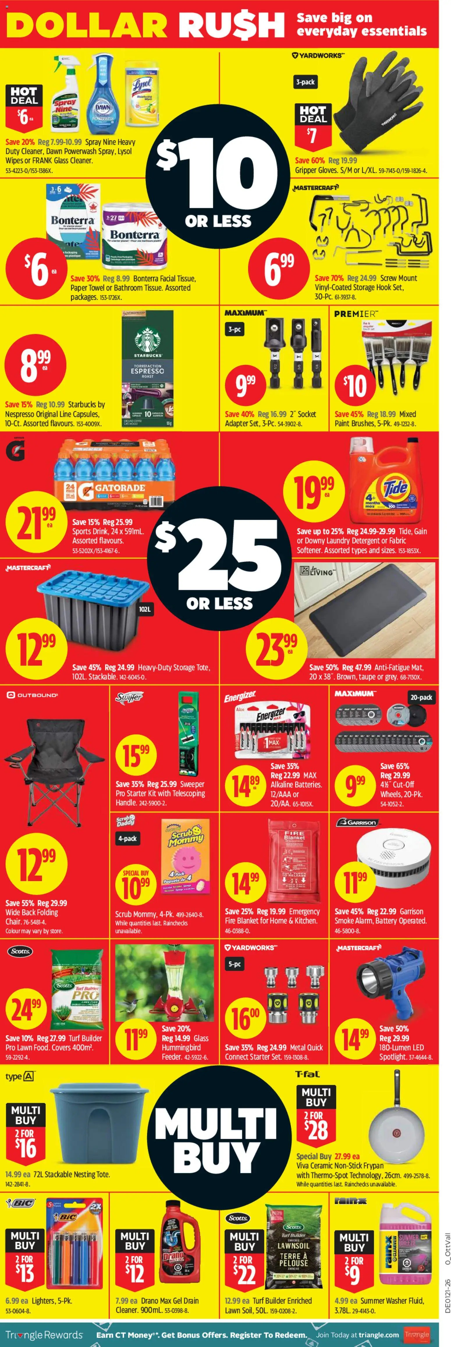 Canadian Tire flyer valid from 21.05.2026 | Page: 2 | Products: Adapter, Blanket, Battery, Coffee