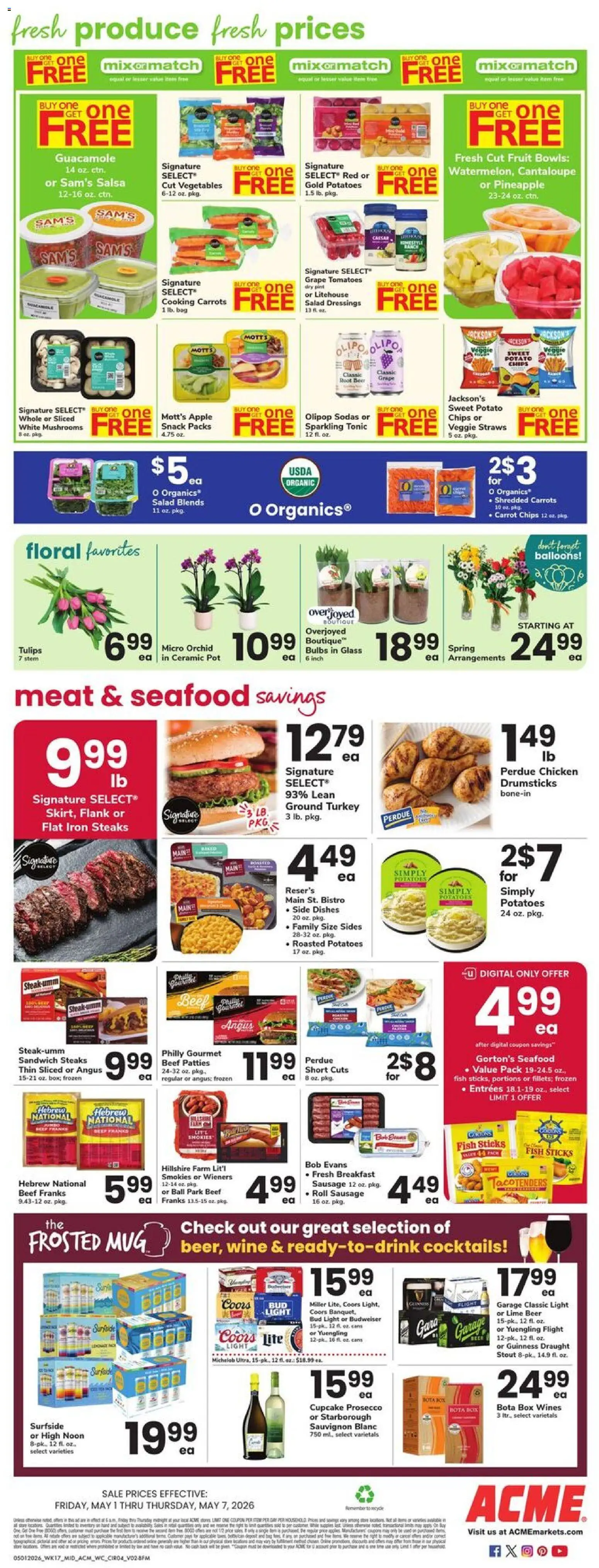 The new Acme flyer is now online. See all May offers on your mobile and save! | United States