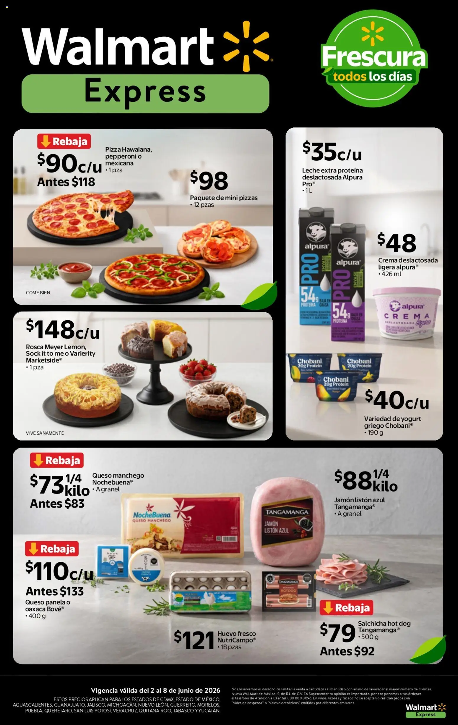 Nuevas ofertas de Walmart Express válidas en toda la República Mexicana desde el 02.06.2026. ¡Encuentra las mejores ofertas en Walmart Express folleto Calidad a precios bajos! | Página: 3