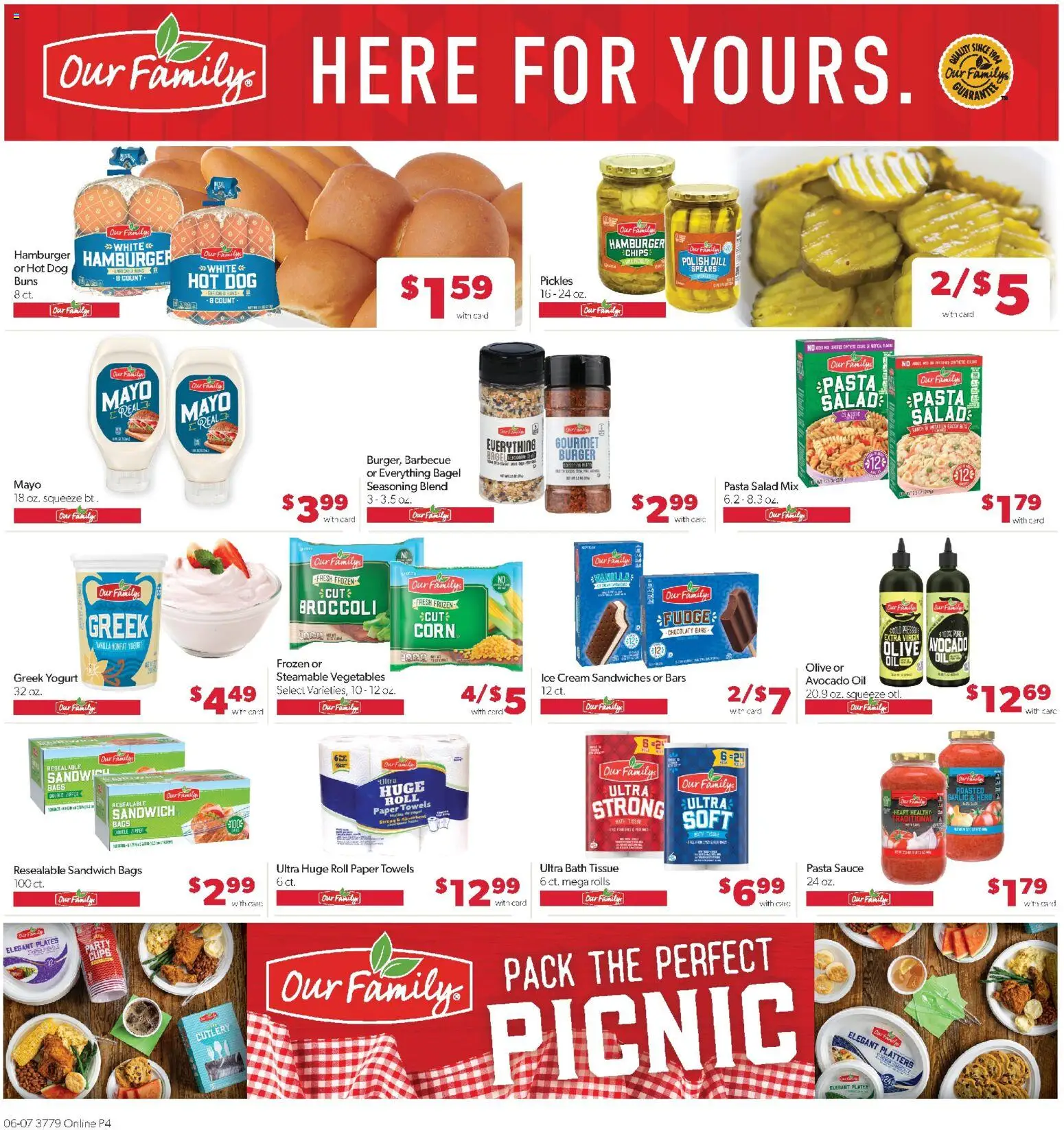Family Fare Weekly Ad - IA - valid from 07.06.2026 | Page: 8 | Products: Bath, Chips, Ice cream, Vegetables