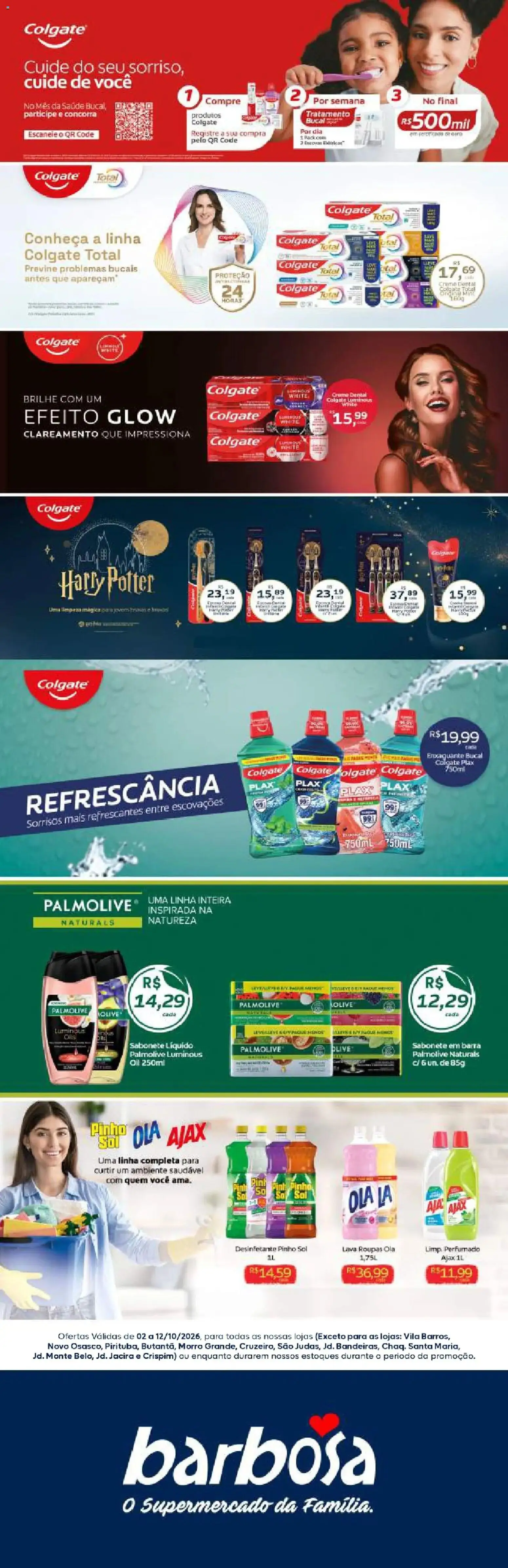 Barbosa Supermercados Folheto - válido de 02/10/2026 | Página: 1