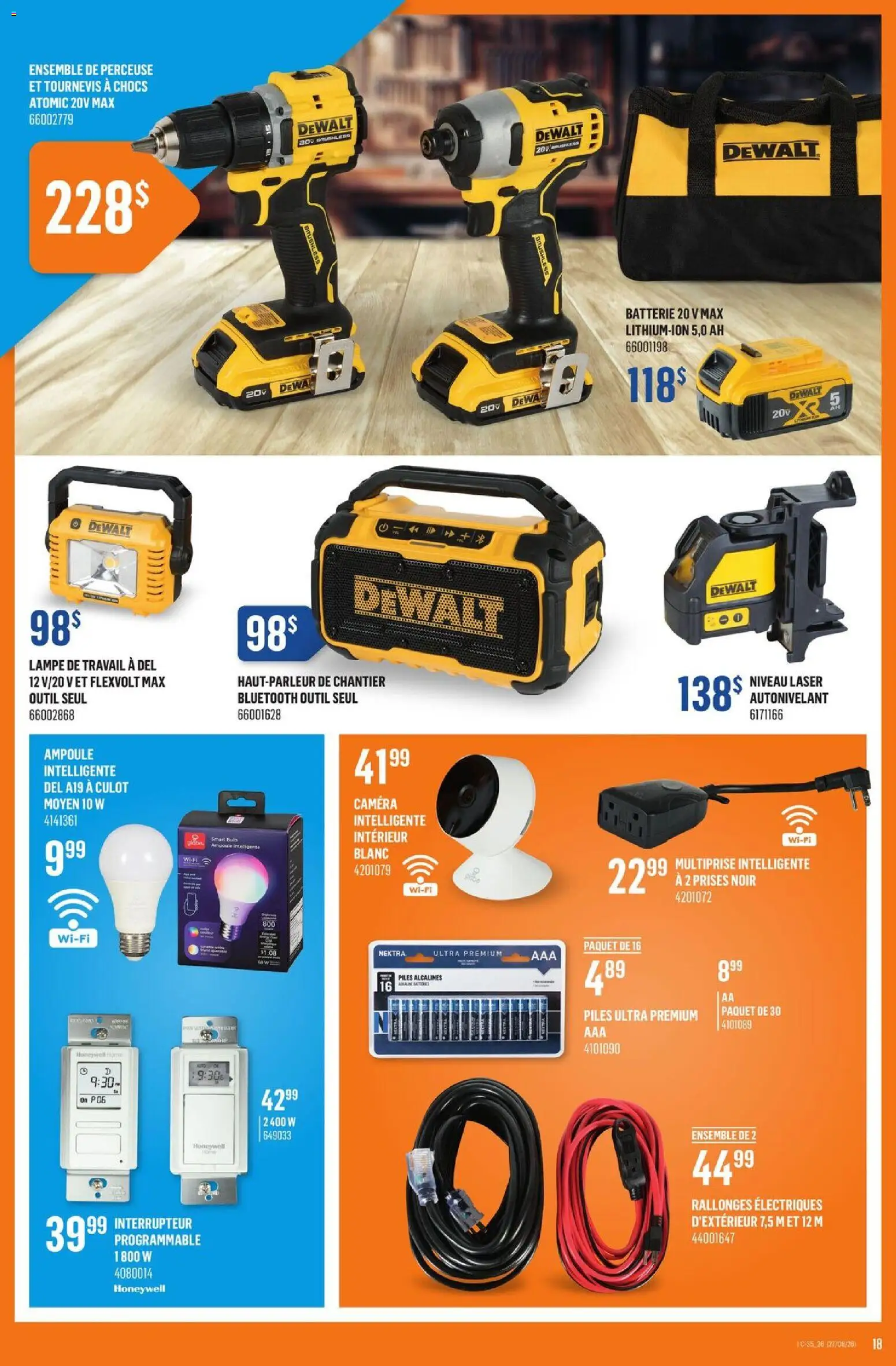 Canac flyer valid from Aug 27, 2026 | Page: 18 | Products: Camera