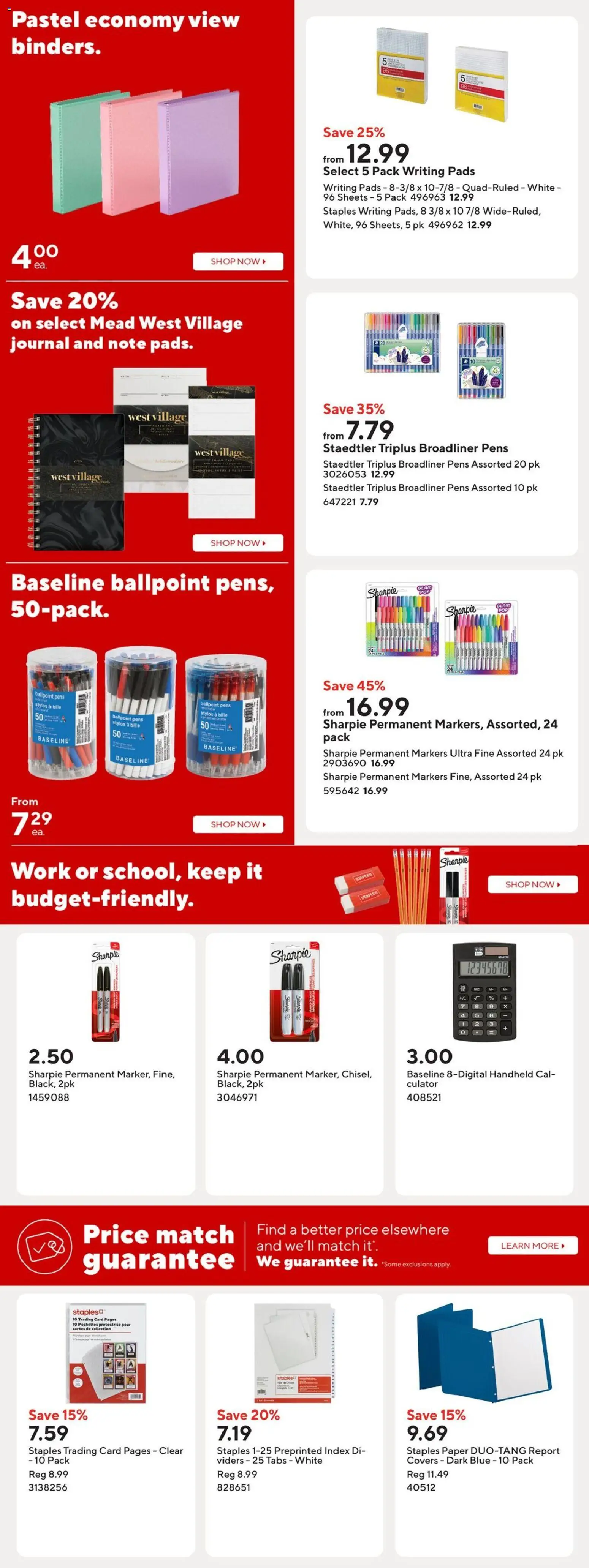 Staples flyer valid from Oct 30, 2026 | Page: 9
