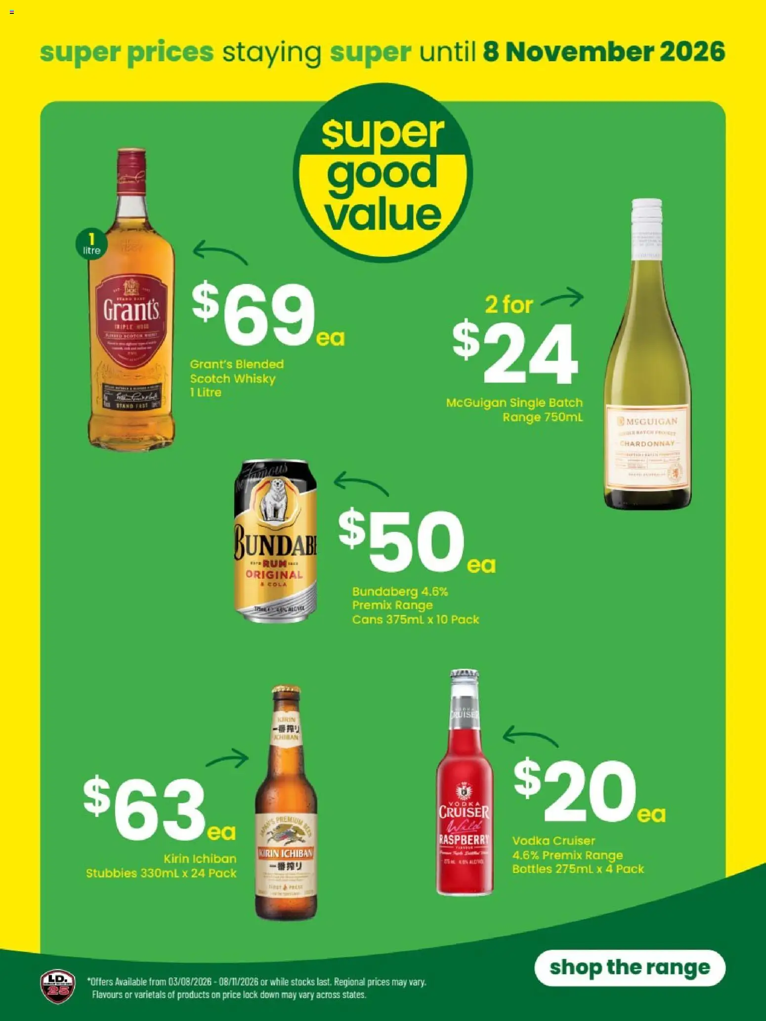 The Bottle-O catalogue - valid from 31/08/2026 | Page: 4 | Products: Scotch whisky, Vodka, Scotch, Raspberry