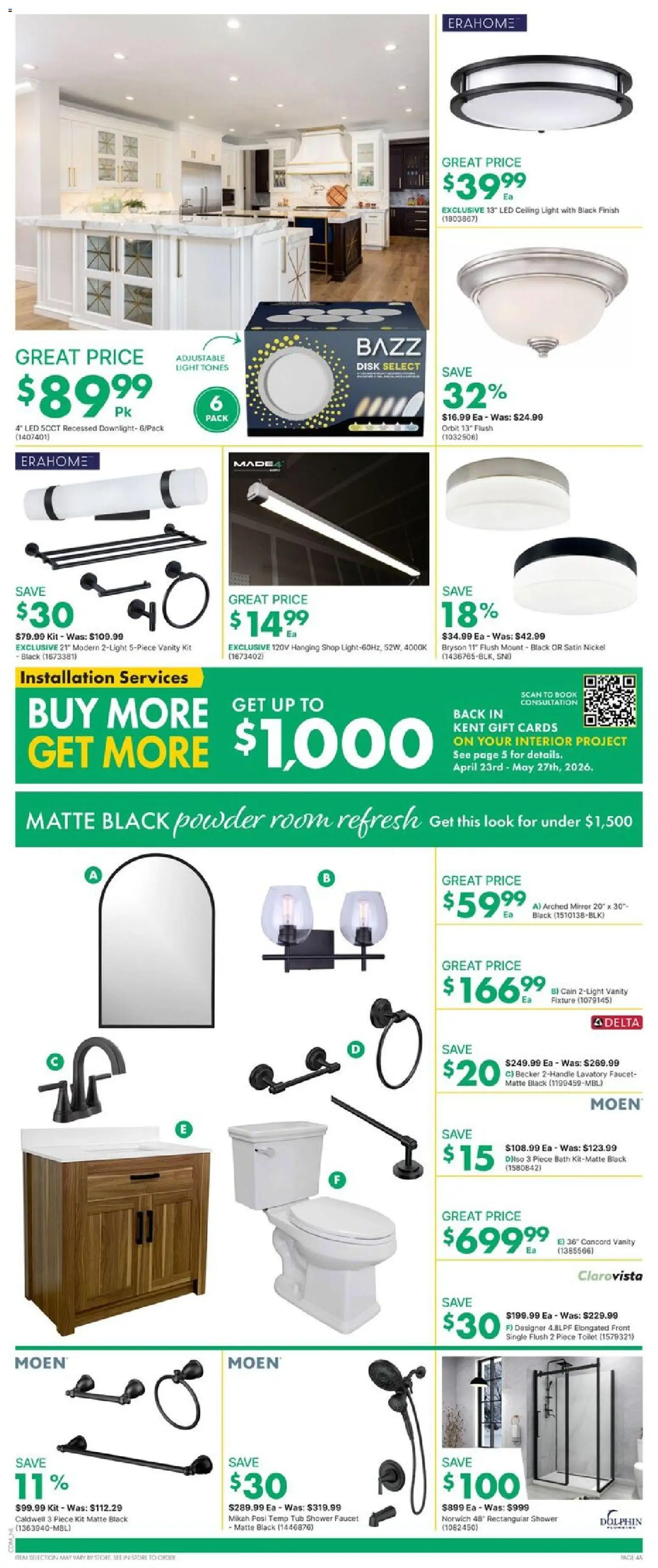 Kent flyer valid from 07.05.2026 | Page: 8 | Products: Disk, Powder, Bath, Shower