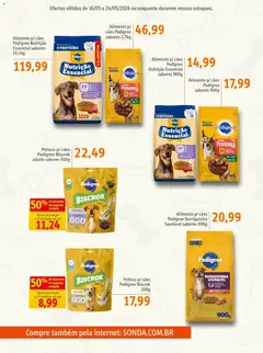 Sonda ofertas Pets  - Pré-Visualização do folheto da loja Sonda, válido de 16.05.2026 | Página: 2 | Produtos: Linhaça, Leite, Arroz, Carne