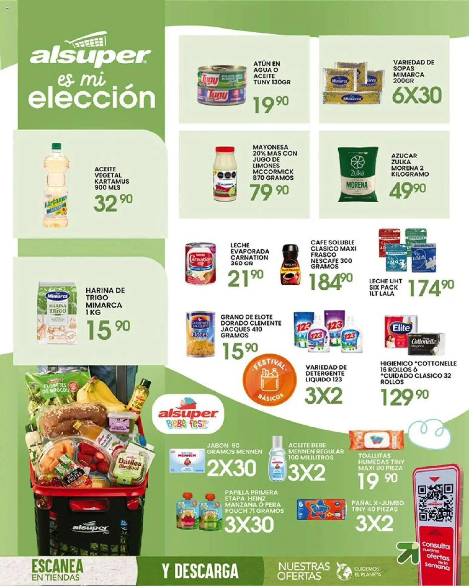 Nuevas ofertas de Alsuper válidas en toda la República Mexicana desde el 01.05.2026. ¡Encuentra las mejores ofertas en Alsuper folleto Saltillo! | Página: 8 | Productos: Pera, Atún, Toallitas húmedas, Jabón