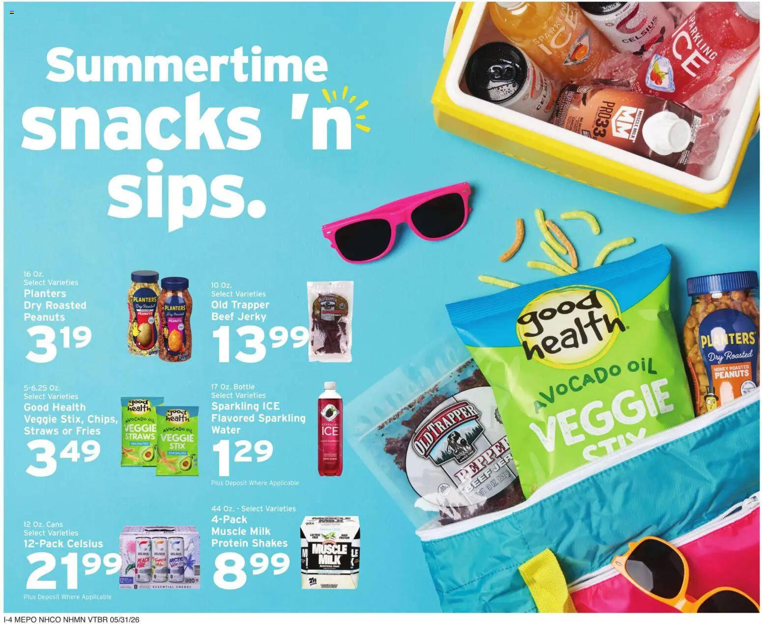 Hannaford Weekly Ad - valid from 31.05.2026 | Page: 12 | Products: Beef, Water, Pepper, Peach