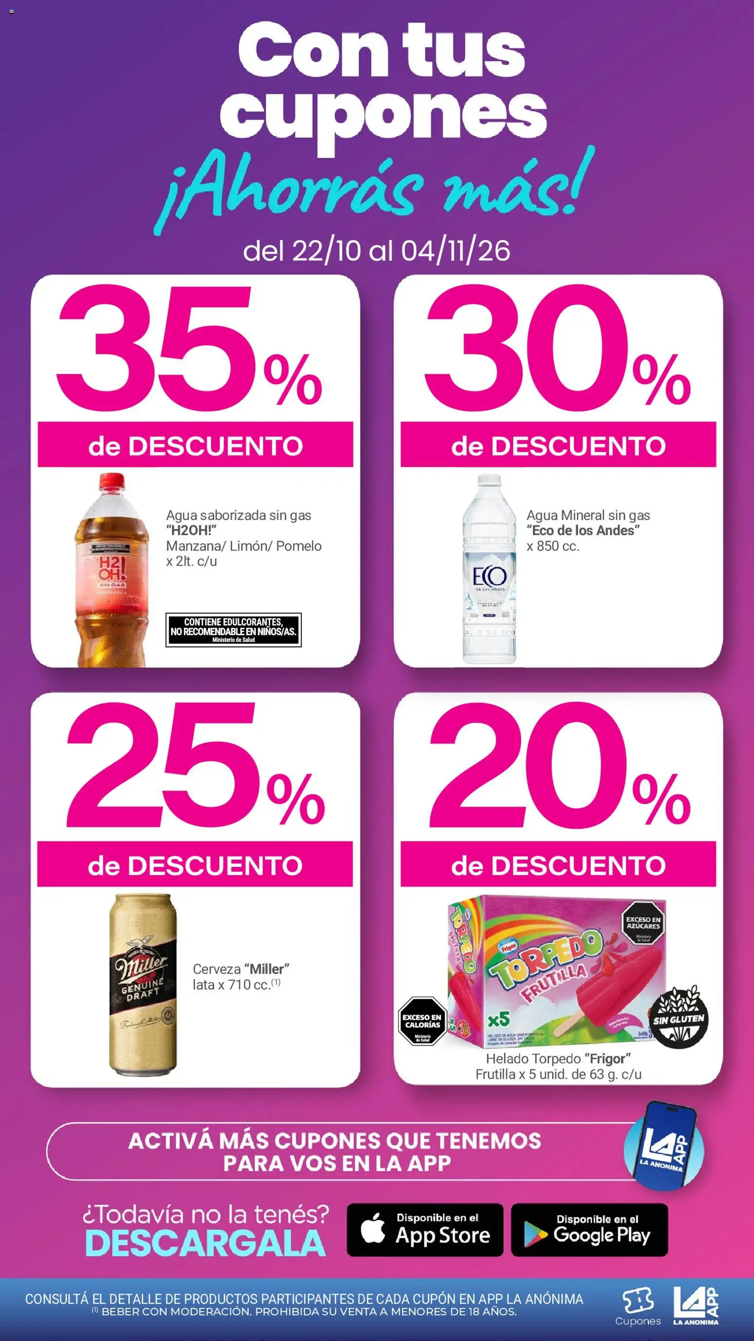 La Anonima catálogo │ válido desde el 22/10/2026 | Página: 12