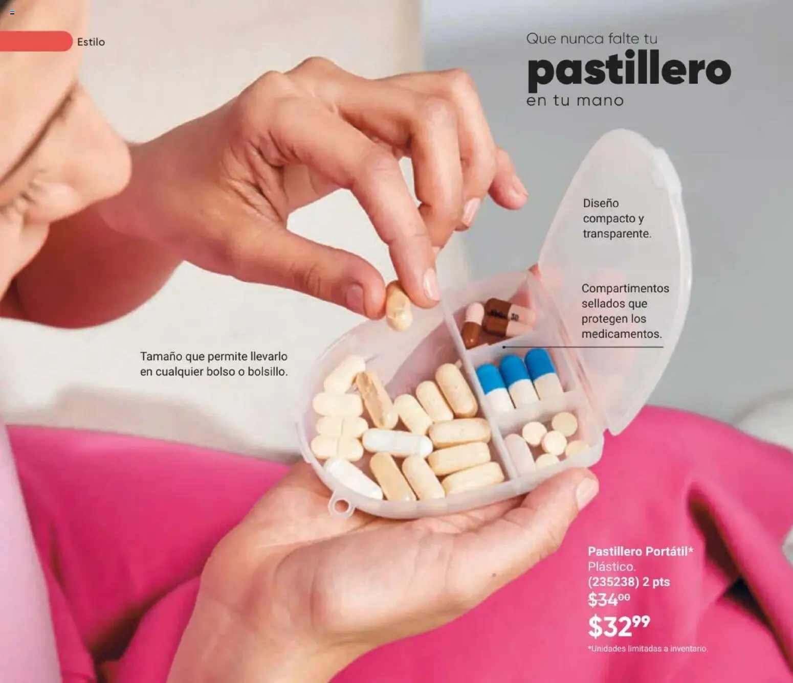 Nuevas ofertas de AVON válidas en toda la República Mexicana desde el 02/10/2026. ¡Encuentra las mejores ofertas en AVON Casa & Estilo 15 2026! | Página: 138 | Productos: Bolso, Pastillero