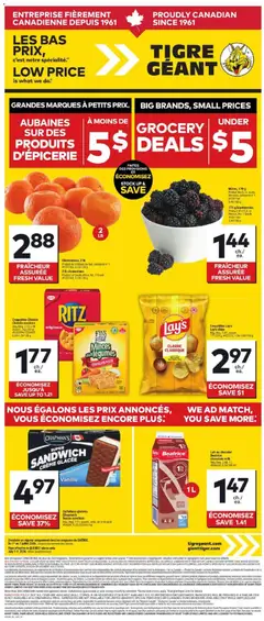 Preview of Giant Tiger weekly flyer / circulaire from shop Giant Tiger valid from Jul 1, 2026