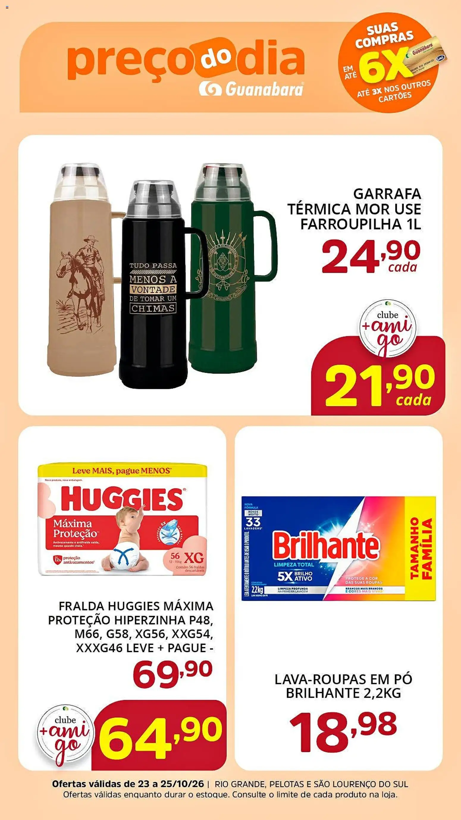 Supermercado Guanabara Folheto - válido de 23/10/2026 | Página: 1