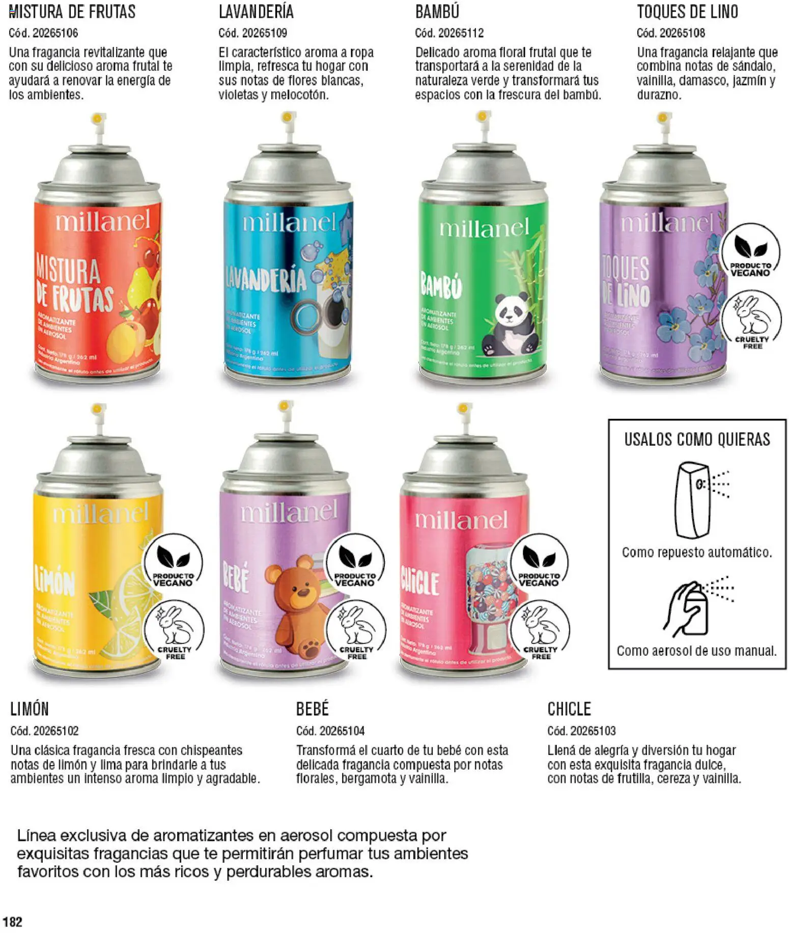 Millanel - Catálogo │ válido desde el 20/07/2026 | Página: 206 | Productos: Fragancia, Limón, Ropa, Té