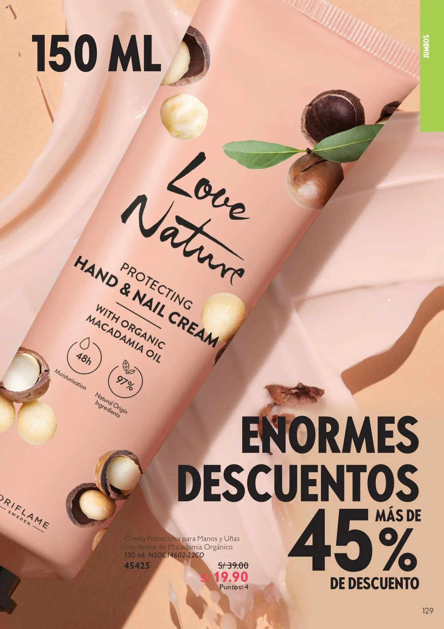 Catálogo Oriflame válido desde 12/09/2026 | Página: 129 | Productos: Aceite, Crema