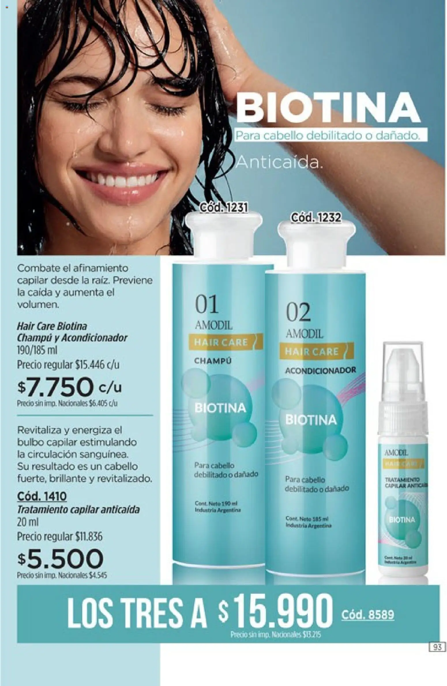 Amodil - Campaña 11 │ válido desde el 01.07.2026 | Página: 93 | Productos: Champú, Acondicionador