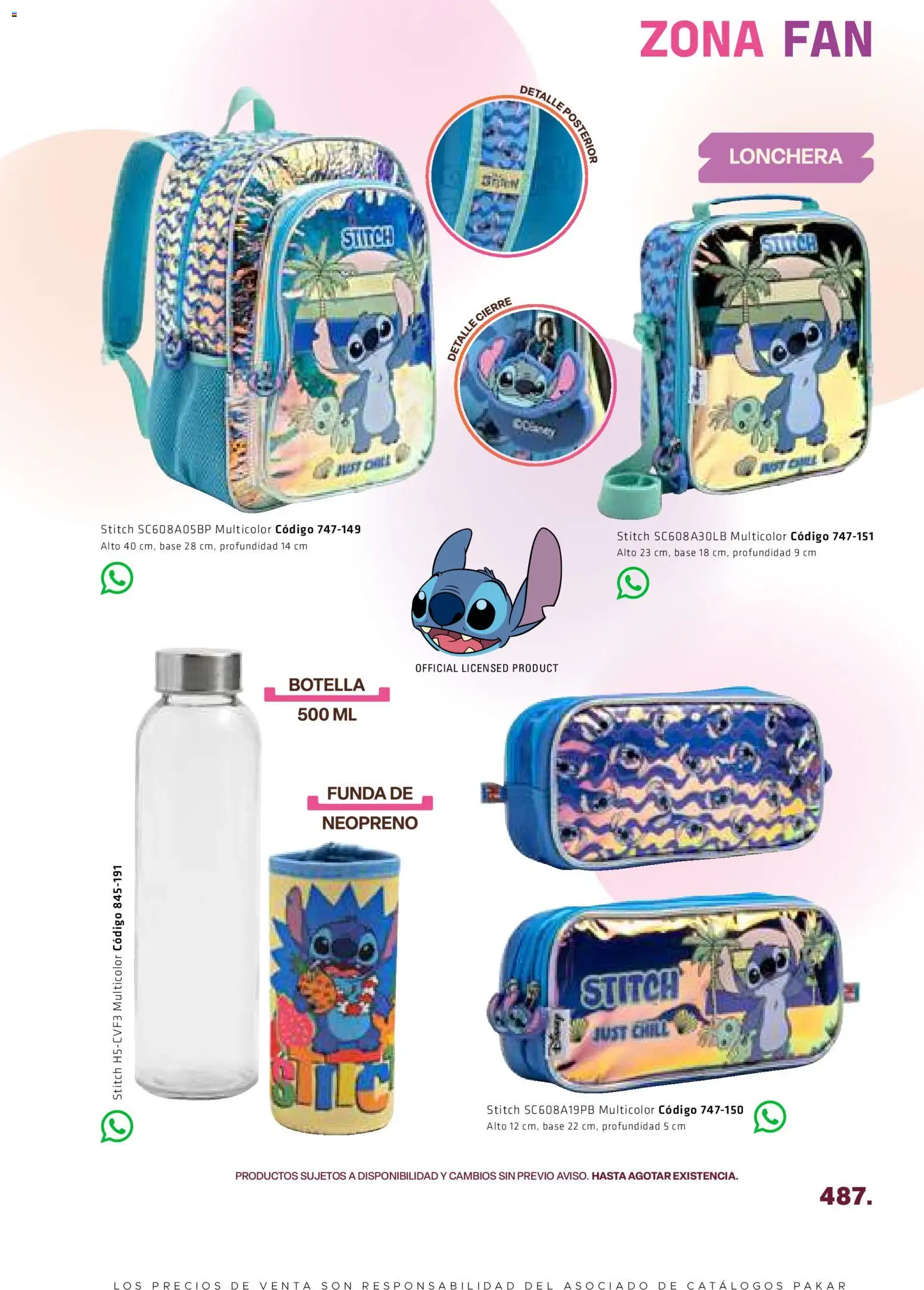 Nuevas ofertas de SC Pakar válidas en toda la República Mexicana desde el 28/08/2026. ¡Encuentra las mejores ofertas en SC Pakar catálogo Otoño! | Página: 487 | Productos: Funda, Botella