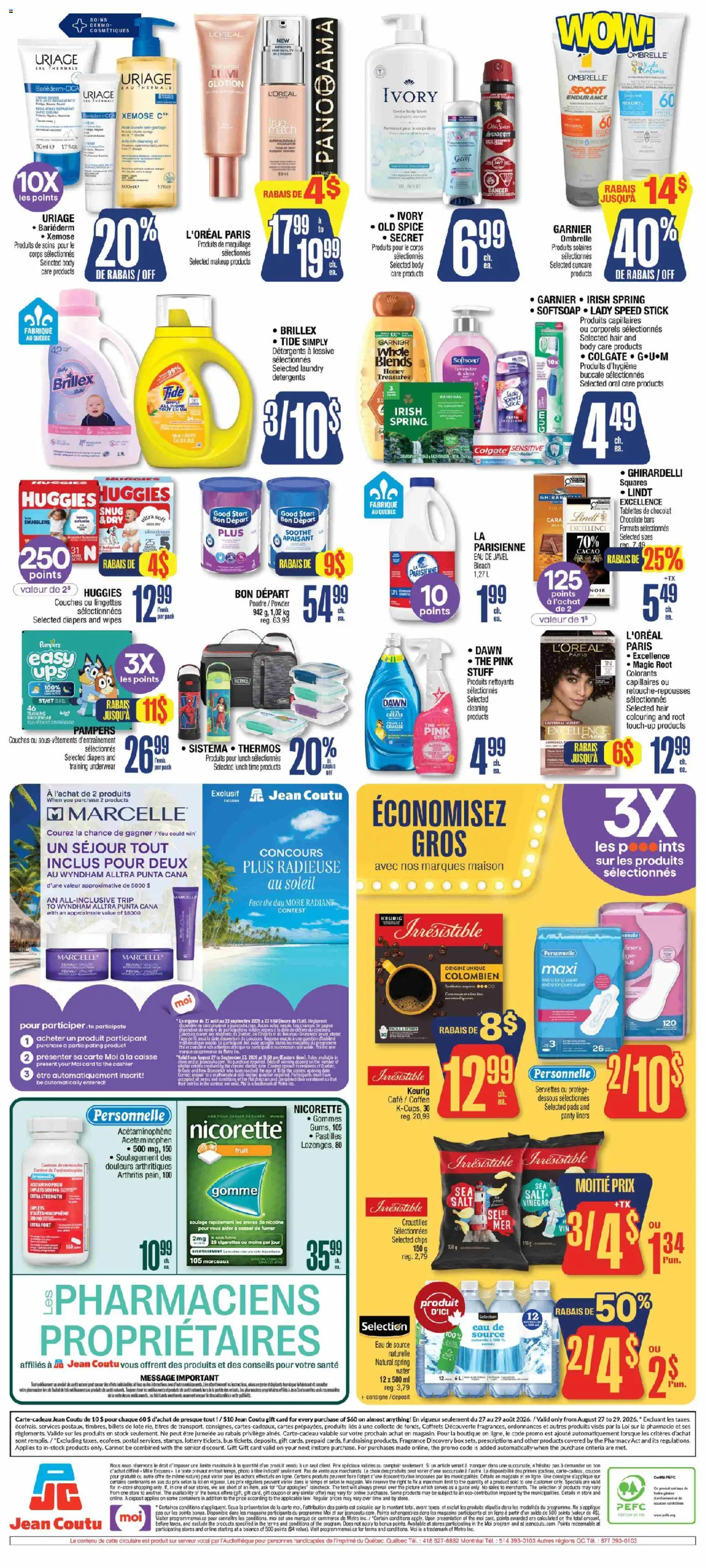 Jean Coutu flyer valid from Aug 27, 2026 | Page: 2