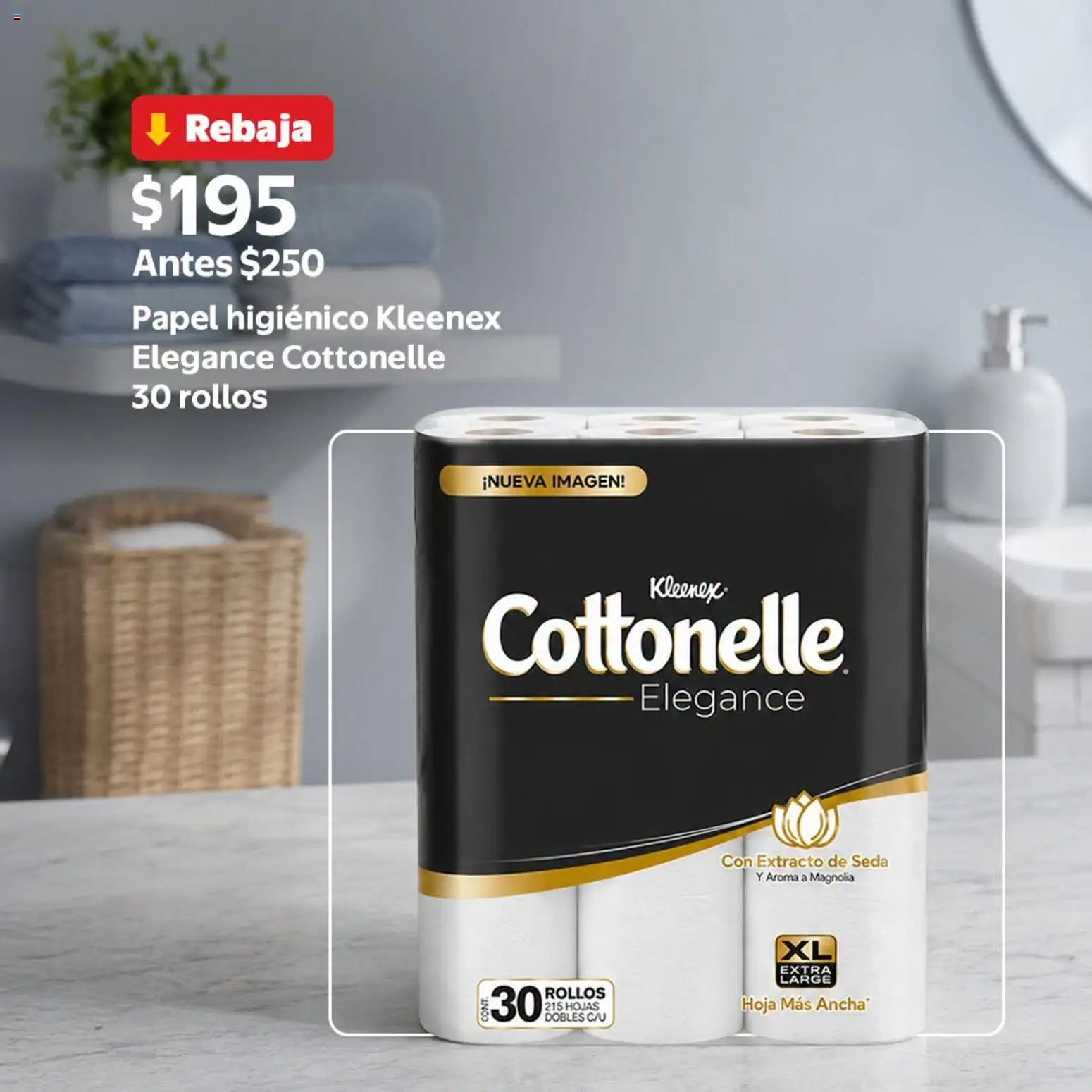 Nuevas ofertas de Walmart válidas en toda la República Mexicana desde el 01/07/2026. ¡Encuentra las mejores ofertas en Walmart folleto Un hogar prepadajo vale por dos! | Página: 3 | Productos: Papel higiénico