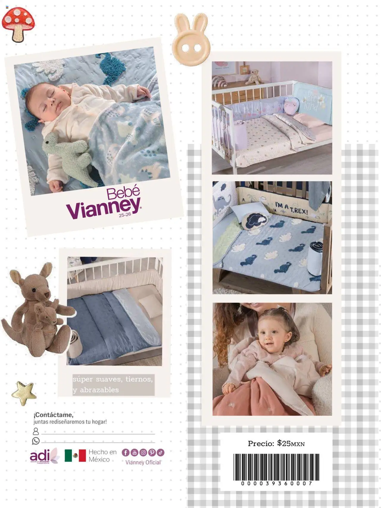 Nuevas ofertas de Vianney válidas en toda la República Mexicana desde el 15/08/2025. ¡Encuentra las mejores ofertas en Vianney - Catálogo Bebé! | Página: 108