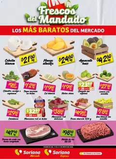 Vista previa de Soriana Frescos del Mandado Mercado: Tamaulipas, nuevo folleto de la tienda, válido en México a partir del 19.05.2026