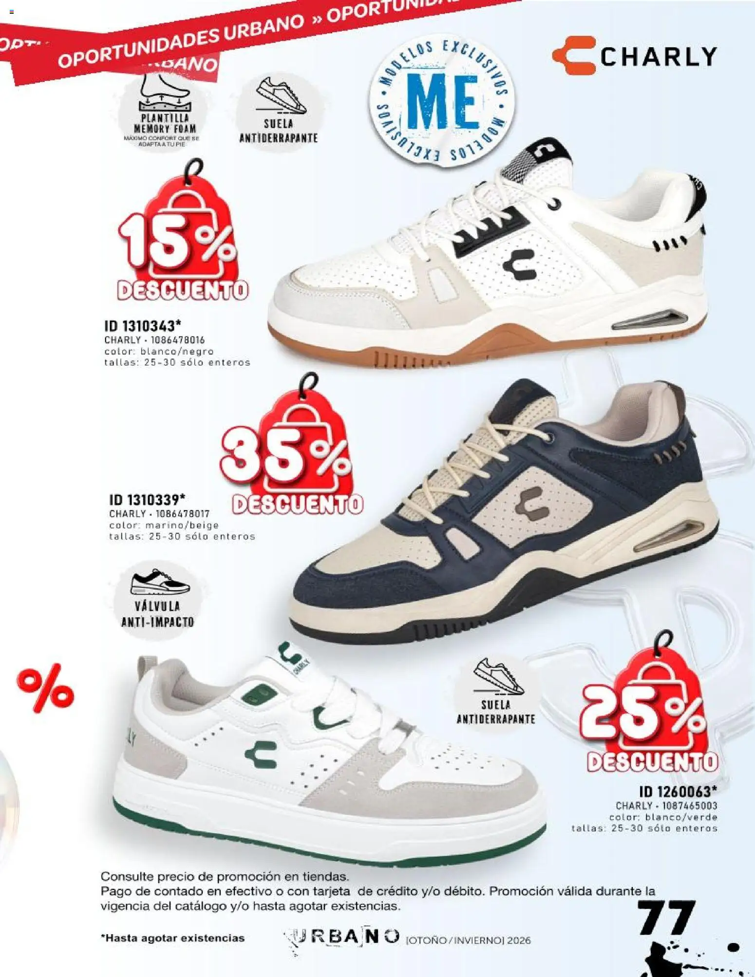 Nuevas ofertas de Price Shoes válidas en toda la República Mexicana desde el 15/10/2026. ¡Encuentra las mejores ofertas en Price Shoes catálogo Urbano! | Página: 75