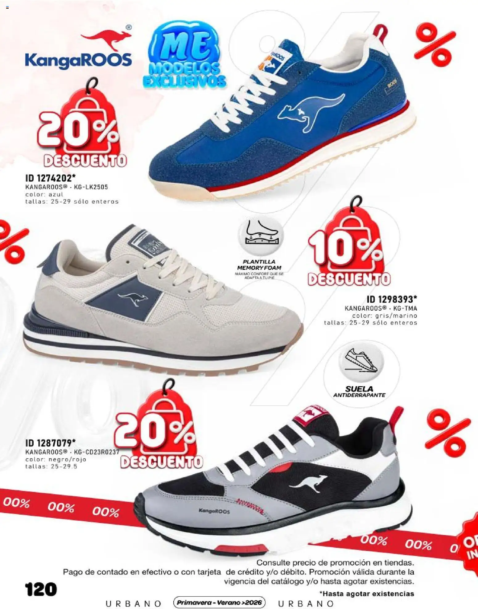 Nuevas ofertas de Price Shoes válidas en toda la República Mexicana desde el 03/07/2026. ¡Encuentra las mejores ofertas en Price Shoes catálogo Oportunidades Urbano! | Página: 120